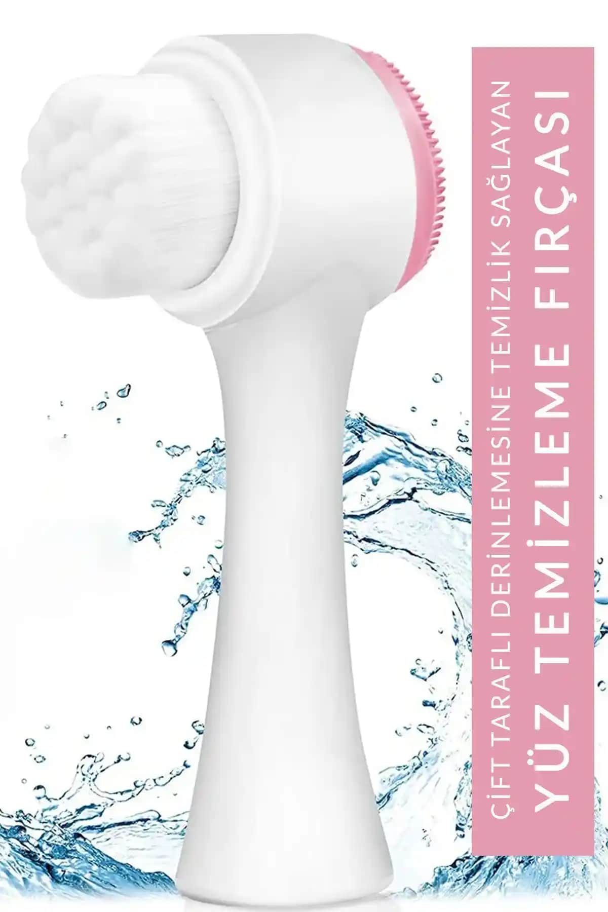 Muggio Çift Taraflı Yüz Temizleme Fırçası: Nazik ve Etkili Cilt Temizliği Çözümü