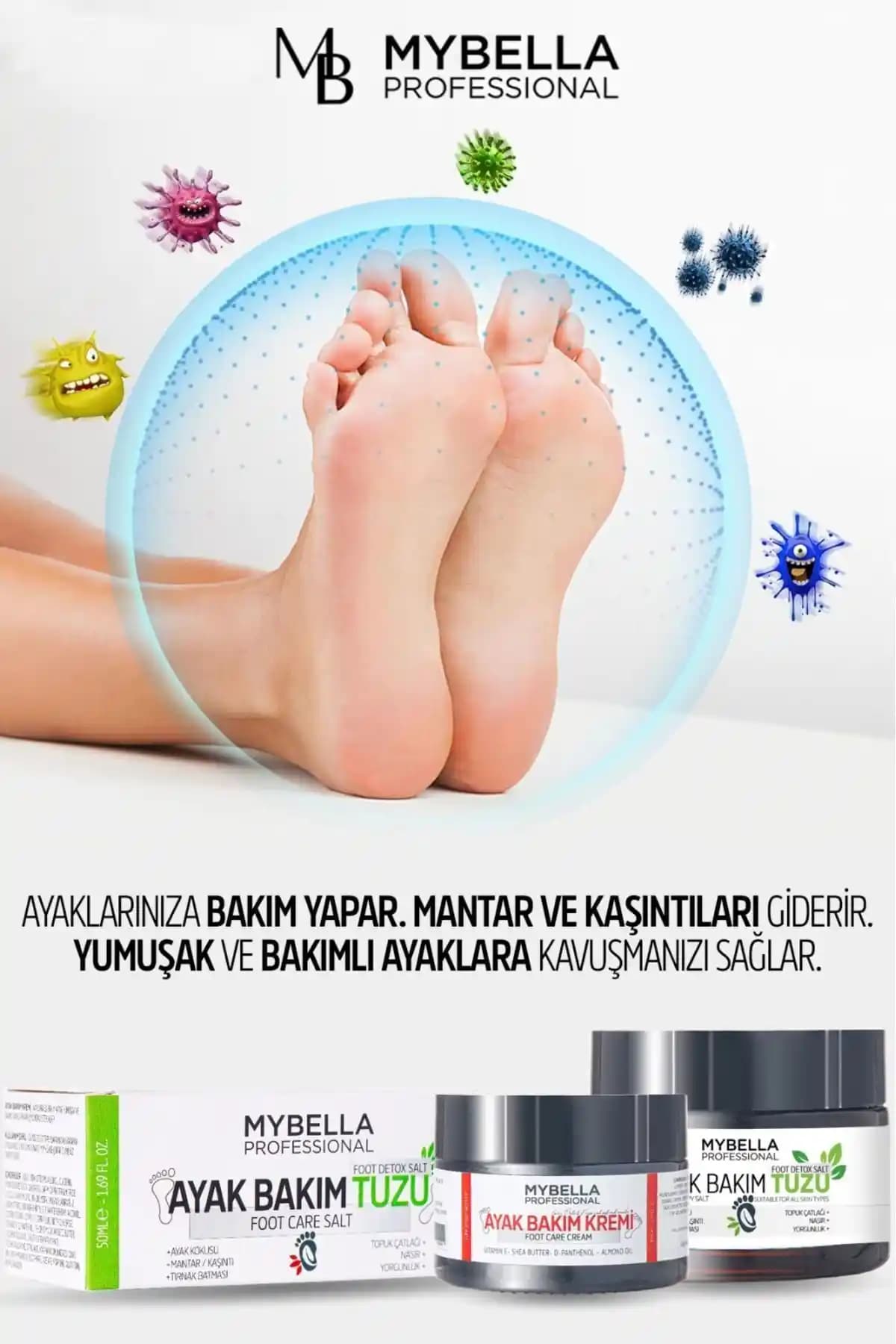 MY Bella Kozmetik Ayak Bakım Seti ile Sağlıklı ve Bakımlı Ayaklar İçin Etkili Çözüm