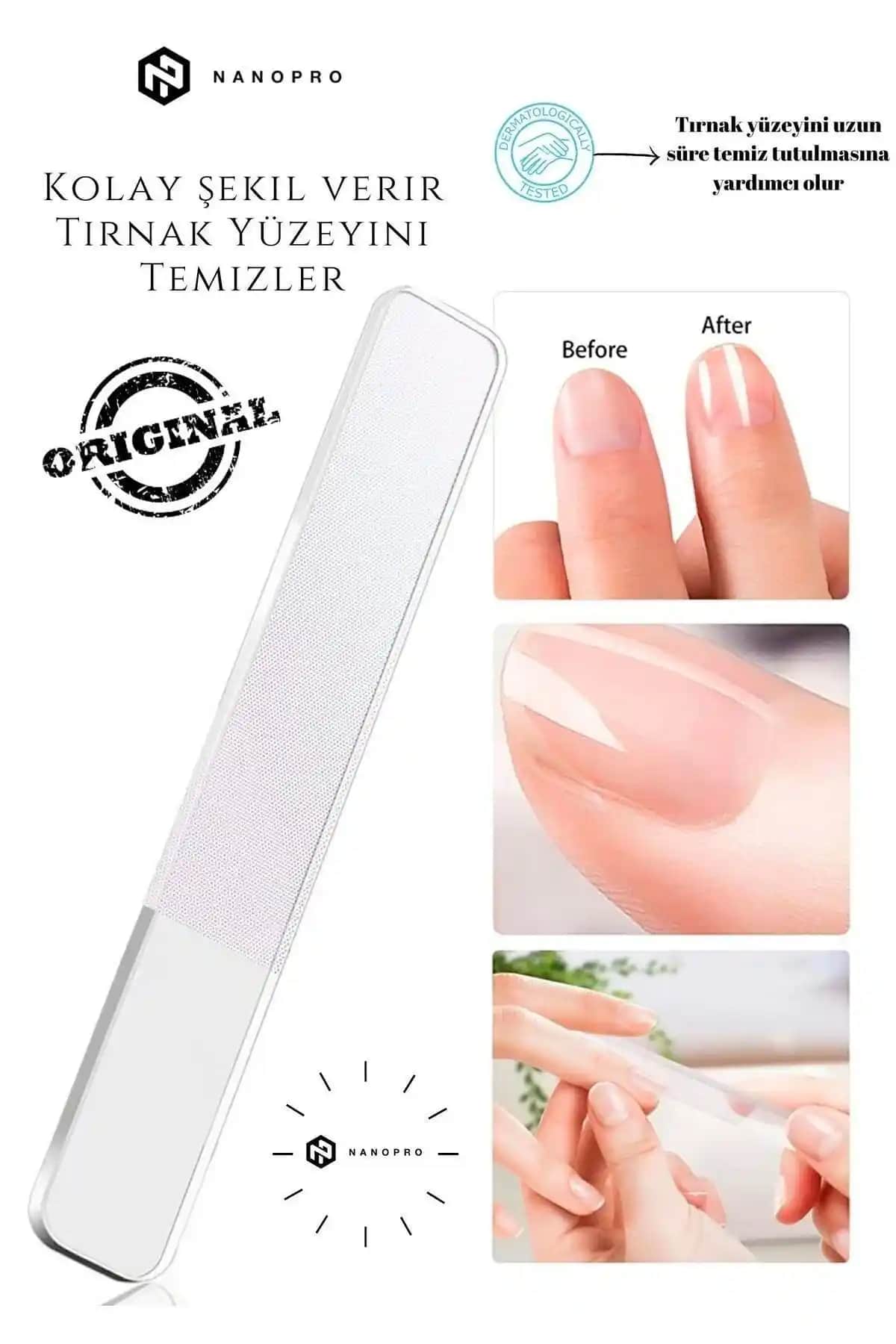 Nanopro Tırnak Törpüleme Aleti: Dayanıklı ve Şık Cam Tasarımıyla Mükemmel Bakım