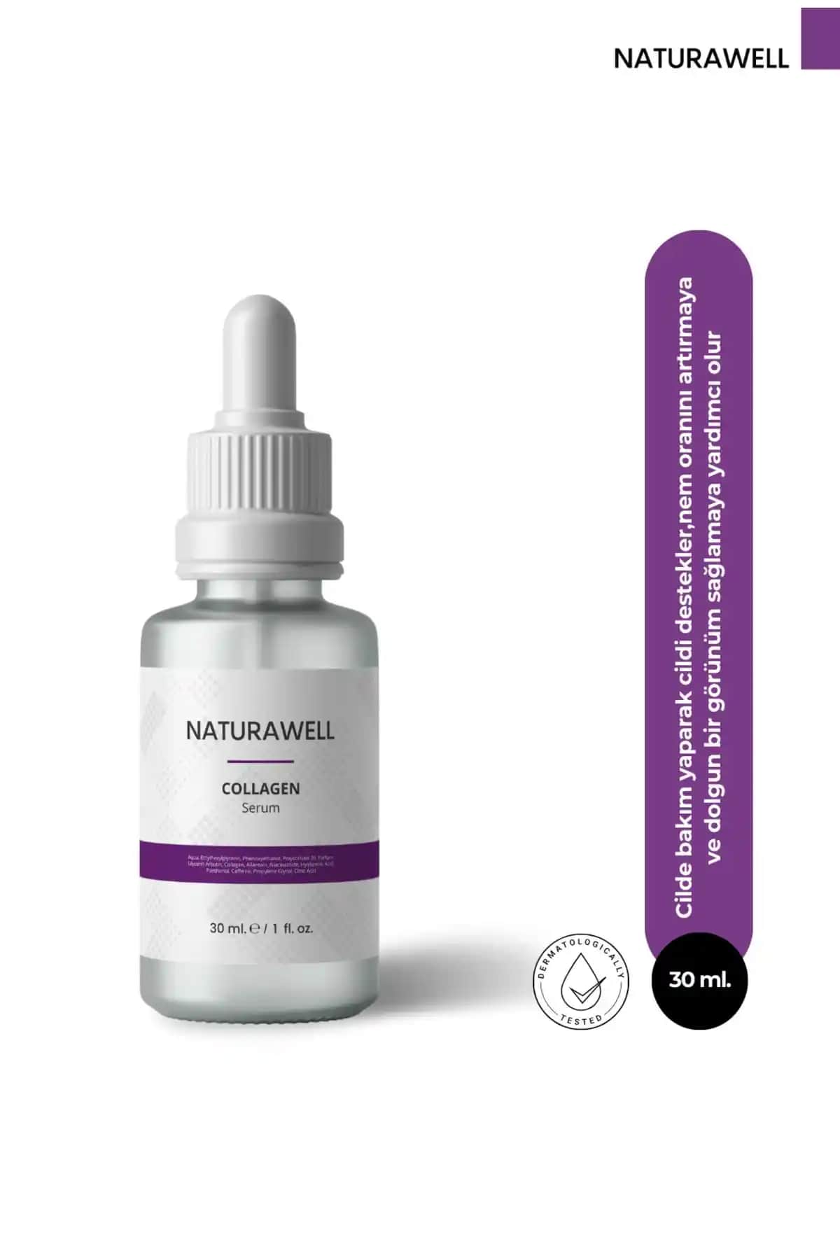 Naturawell Kolajen Serum: Yaşlanma Karşıtı ve Nemlendirici Cilt Bakım Ürünü