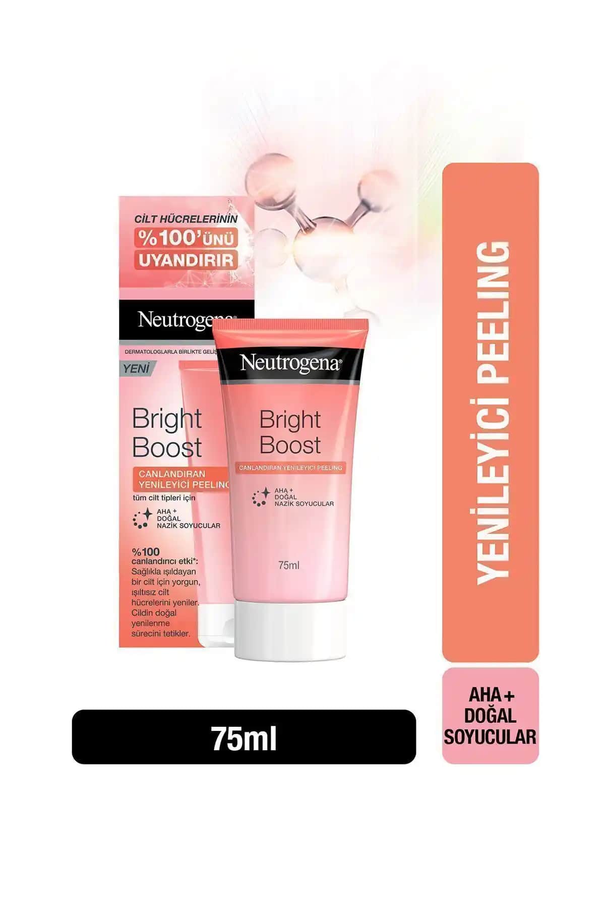 Neutrogena Bright Boost Yenileyici Peeling ile Cildinizi Canlandırın ve Parlaklık Kazanın