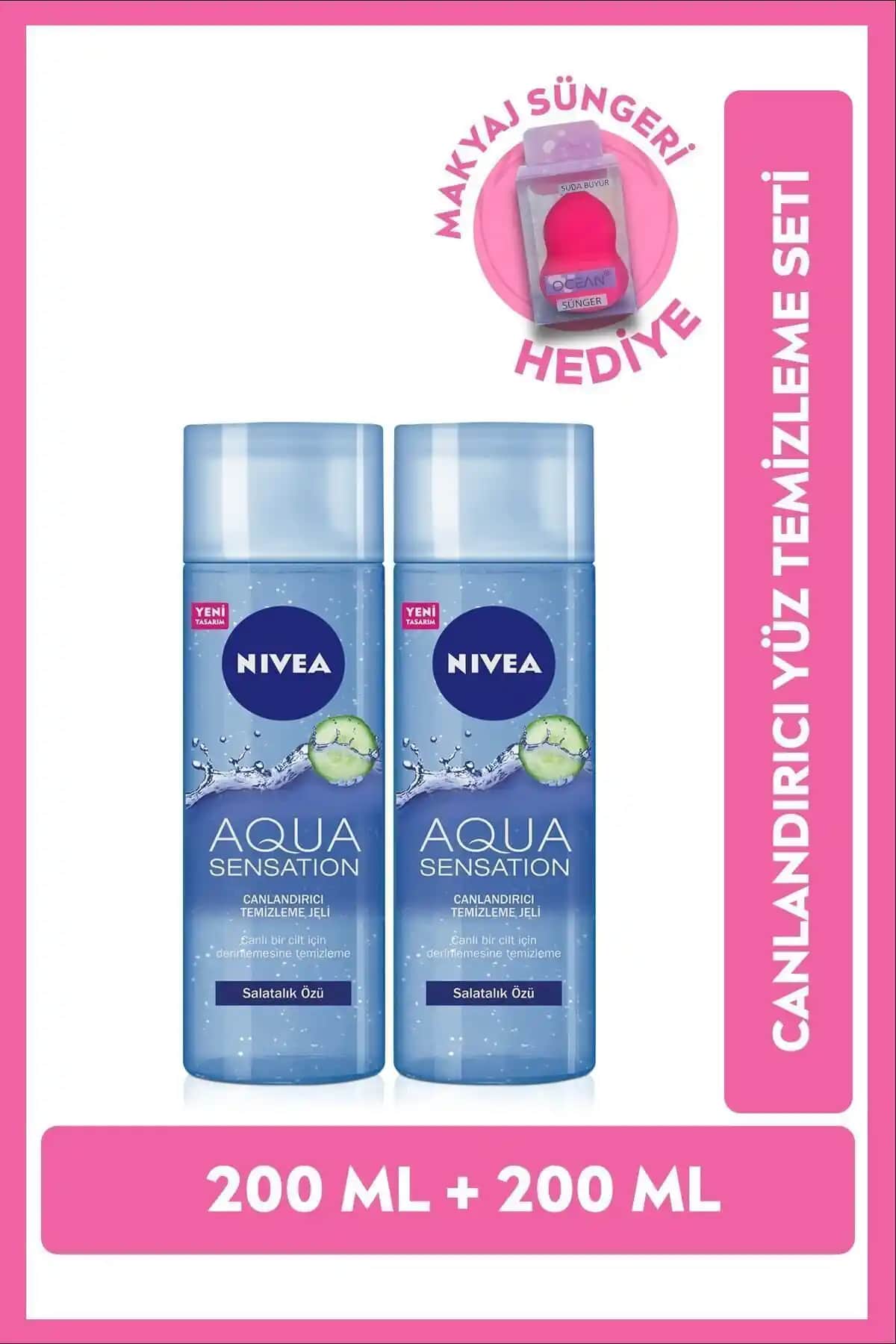 NIVEA Aqua Sensation Temizleme Jeli Cilt Temizliği ve Ferahlık Sağlayan Ürün