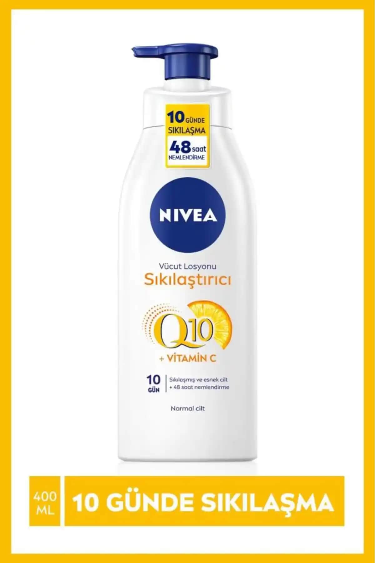 NIVEA Q10 Sıkılaştırıcı Vücut Losyonu: Cilt Sıkılaştırıcı ve Nemlendirici Özellikler