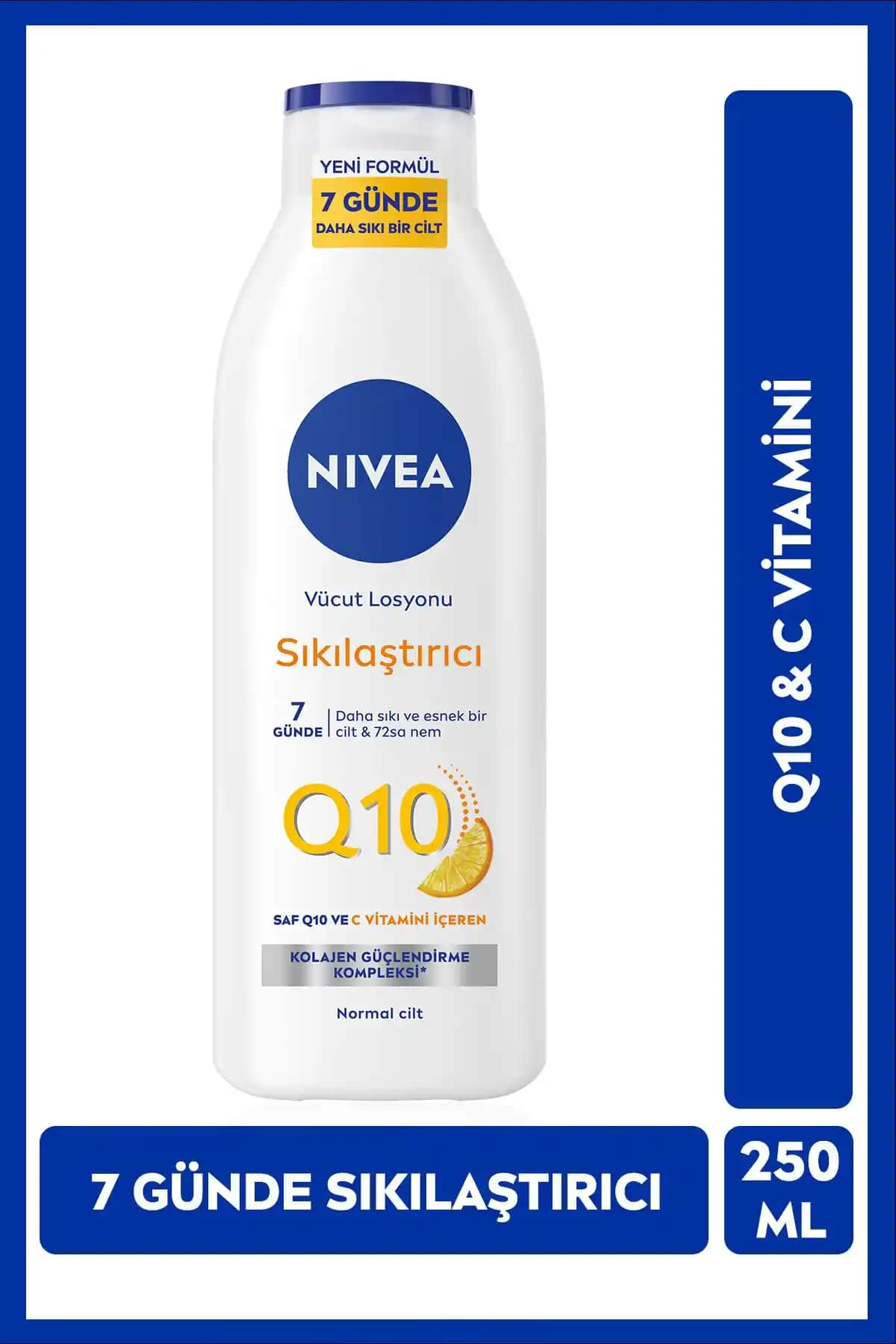 NIVEA Q10 Sıkılaştırıcı Vücut Losyonu: Nemlendirme ve Sıkılaştırıcı Etkili Cilt Bakımı