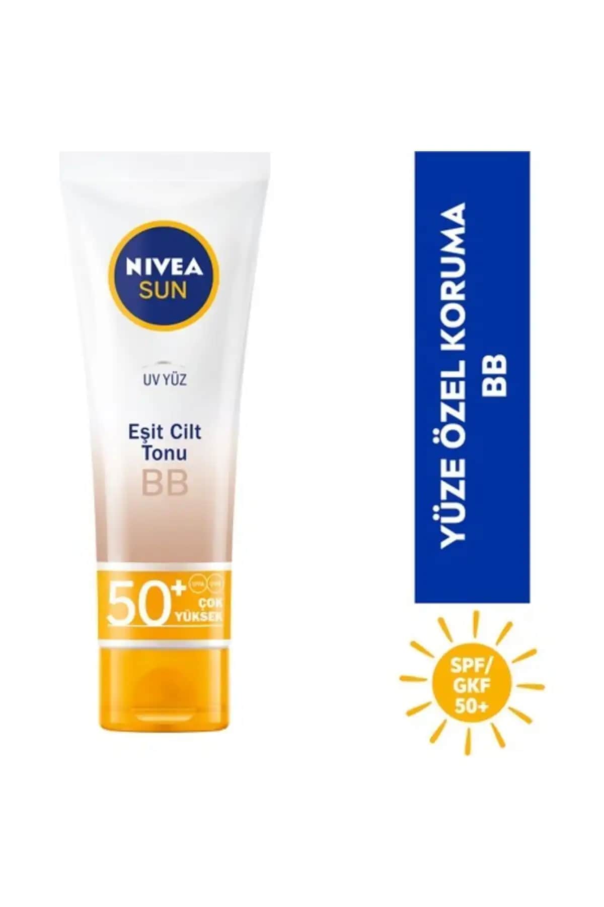 2025'te Güneşin Zararlı Etkilerine Son: NIVEA Sun BB UV Yüz Kremi SPF50
