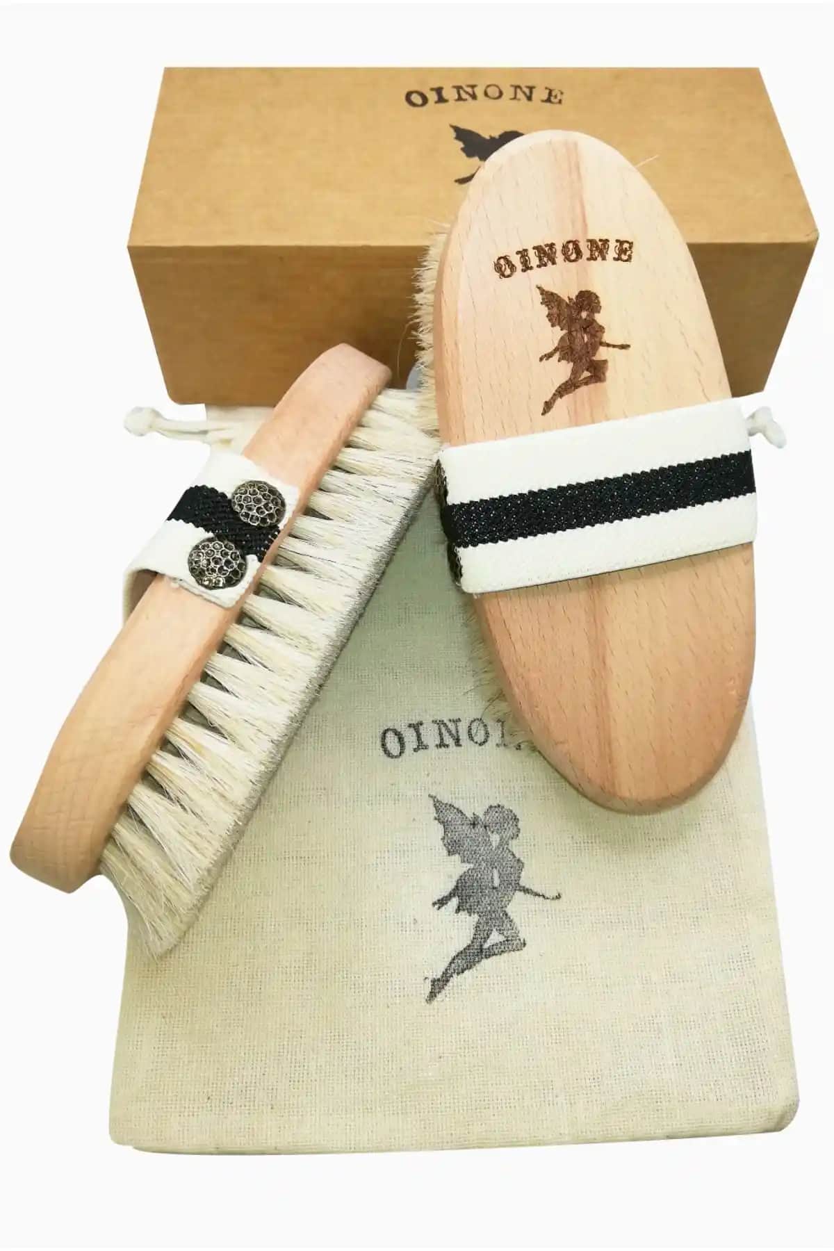 Oinone Selülit Karşıtı Doğal At Kılı Fırçası ile Cilt Yenileme ve Selülit Azaltma