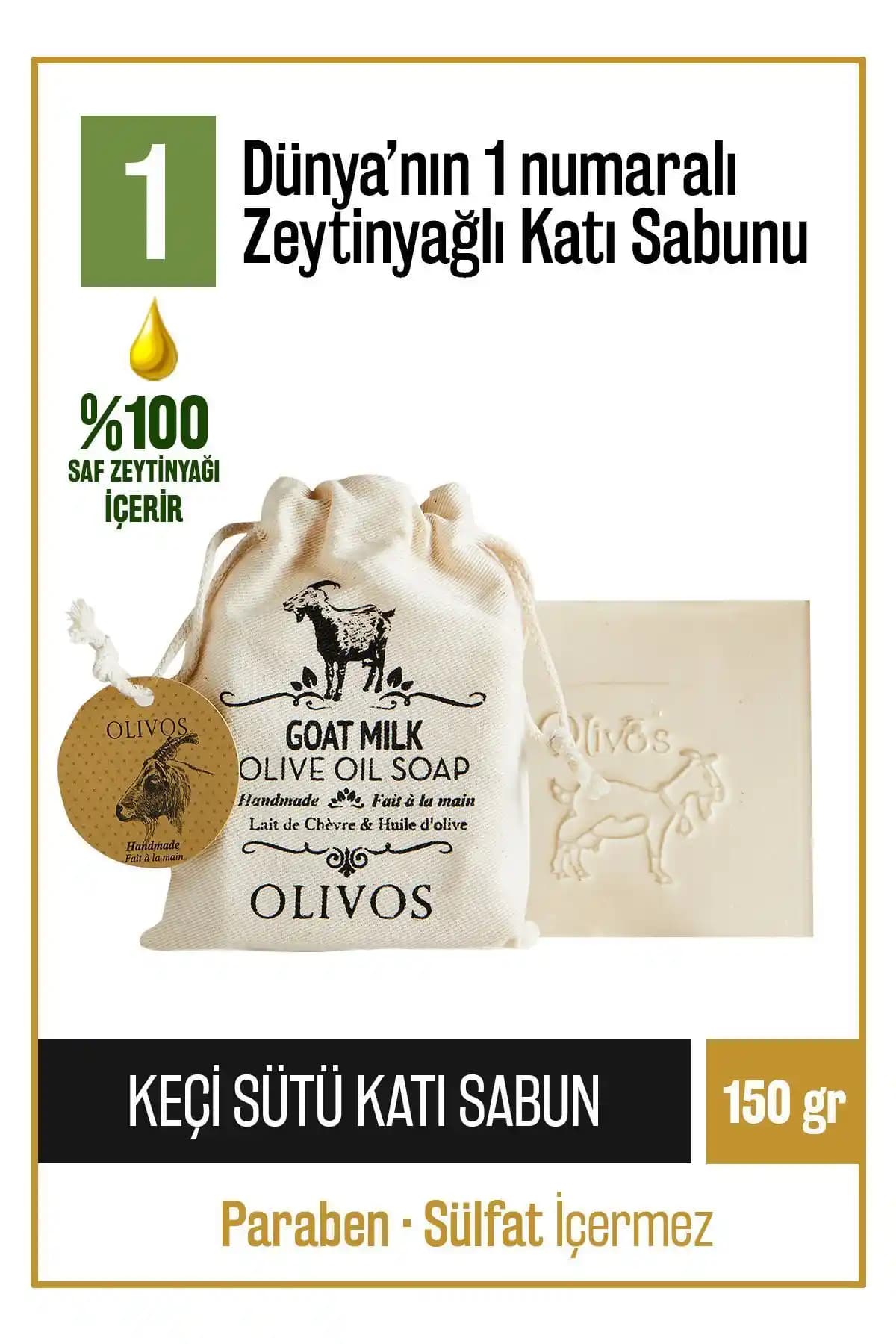 Olivos Doğal Keçi Sütü ve Zeytinyağlı Katı Sabun: Doğal ve Etkili Cilt Temizliği İçin Tavsiye