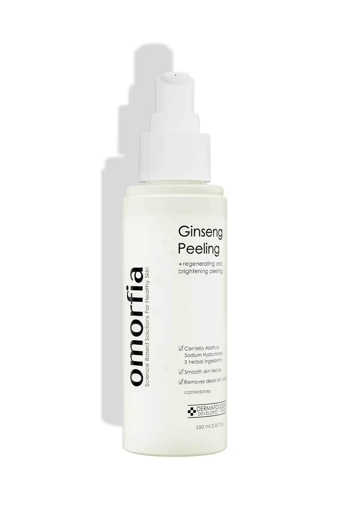 OMORFİA Kırmızı Kore Ginseng Özlü Peeling ile Cilt Yenileme ve Parlaklık Kazanma