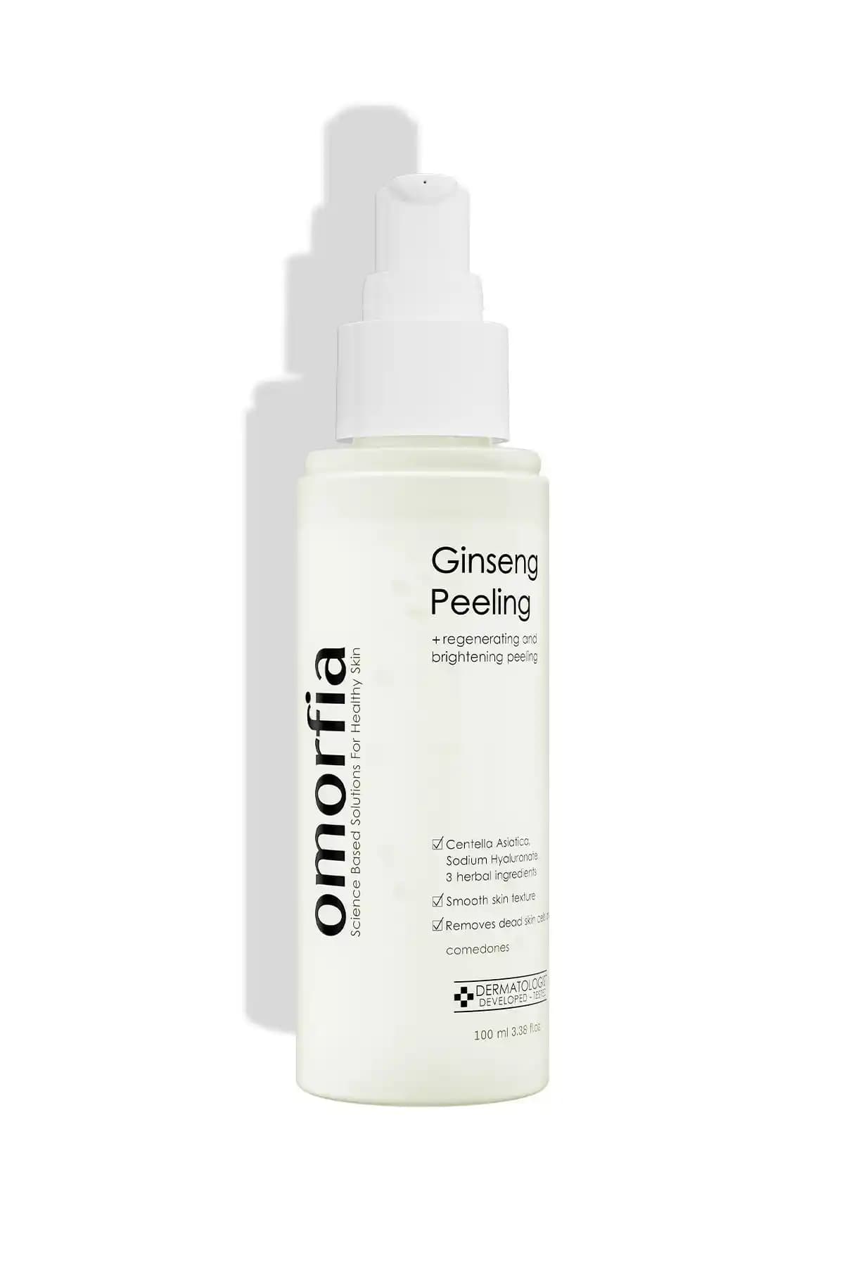 OMORFİA Kırmızı Kore Ginseng Özlü Peeling ile Cilt Yenileme ve Parlaklık Kazanma