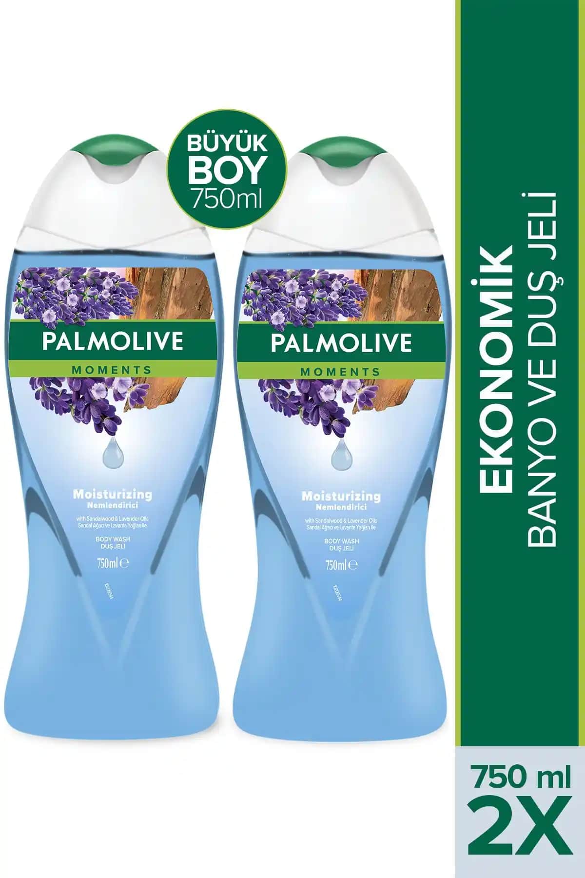 Palmolive Moments Sandal Ağacı Duş Jeli 750 ml ile Günlük Bakımda Lüks ve Ferah Bir Deneyim