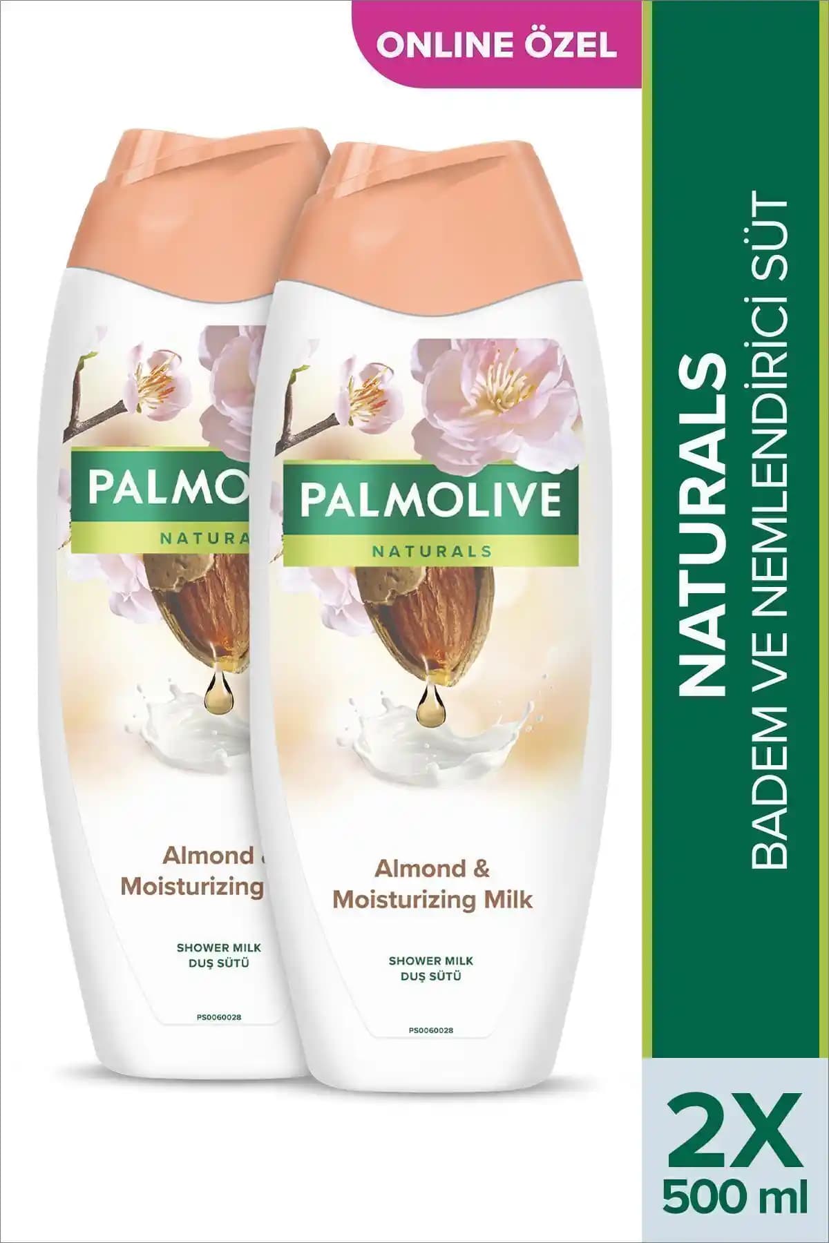 Palmolive Naturals Badem ve Nemlendirici Süt Duş Jeli: Doğal İçeriklerle Ferahlatıcı Temizlik