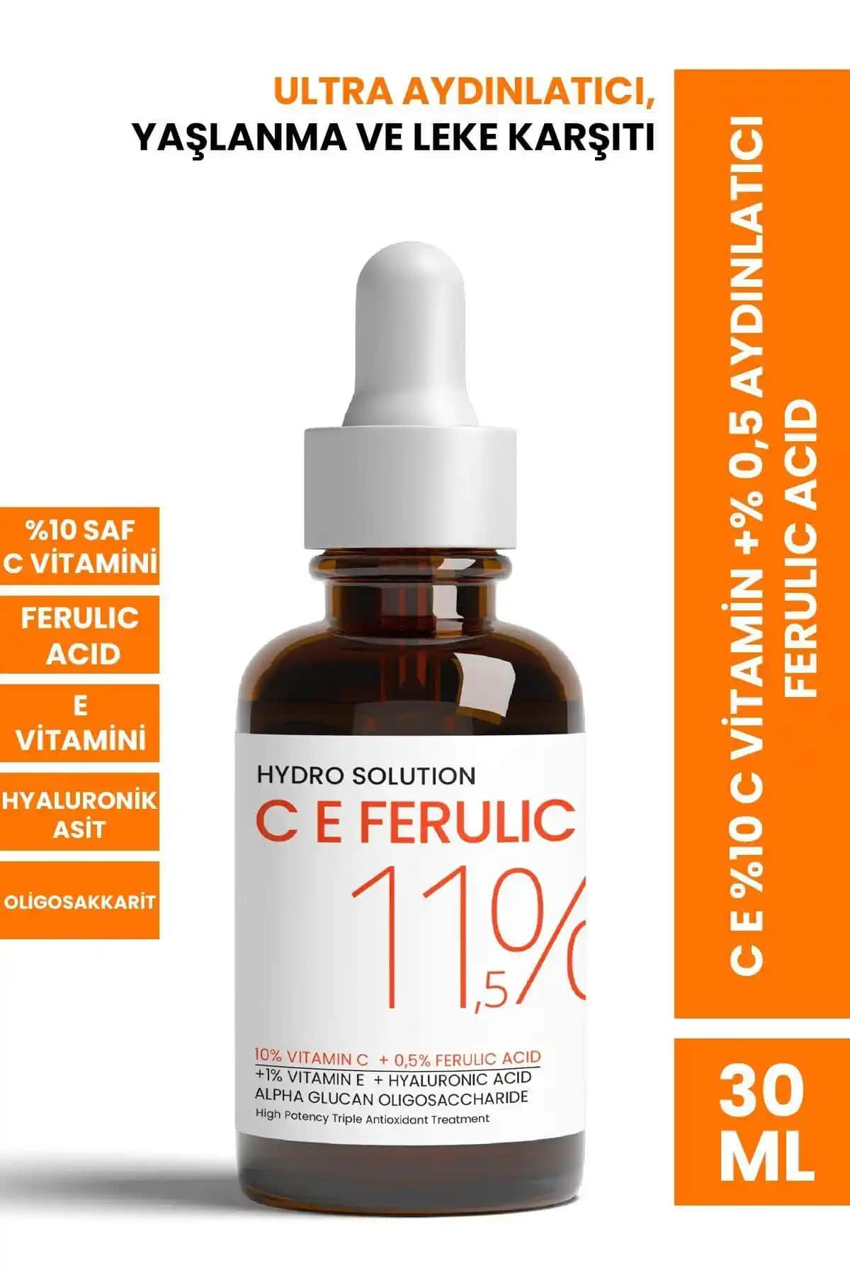 PROCSIN Hydro Solution C Vitamini Serumu: Cilt Parlaklığı ve Elastikiyet Artışı