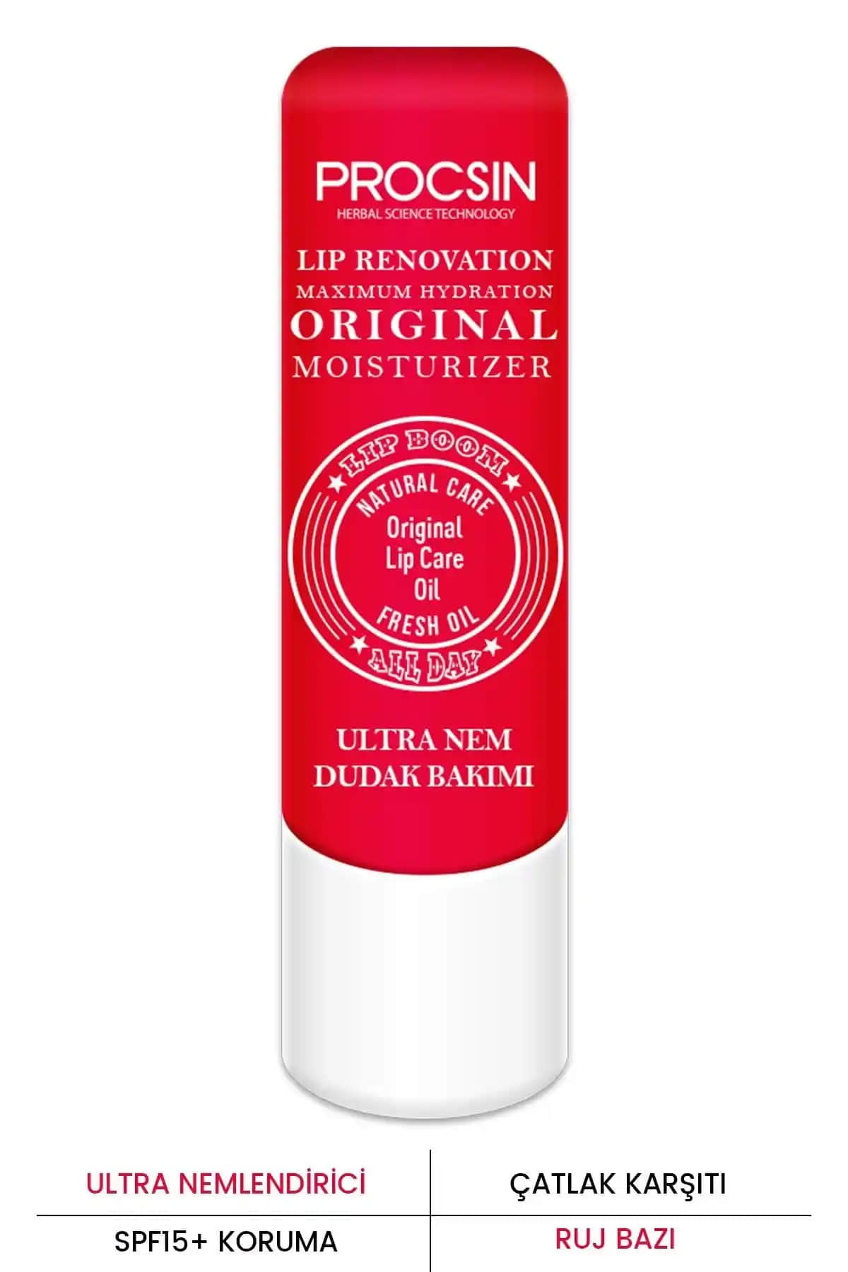 PROCSIN Lip Balm Ultra Nem: Yoğun Nemlendirme ve Güneş Koruma Özelliğiyle Dudak Bakımında Öne Çıkan Ürün