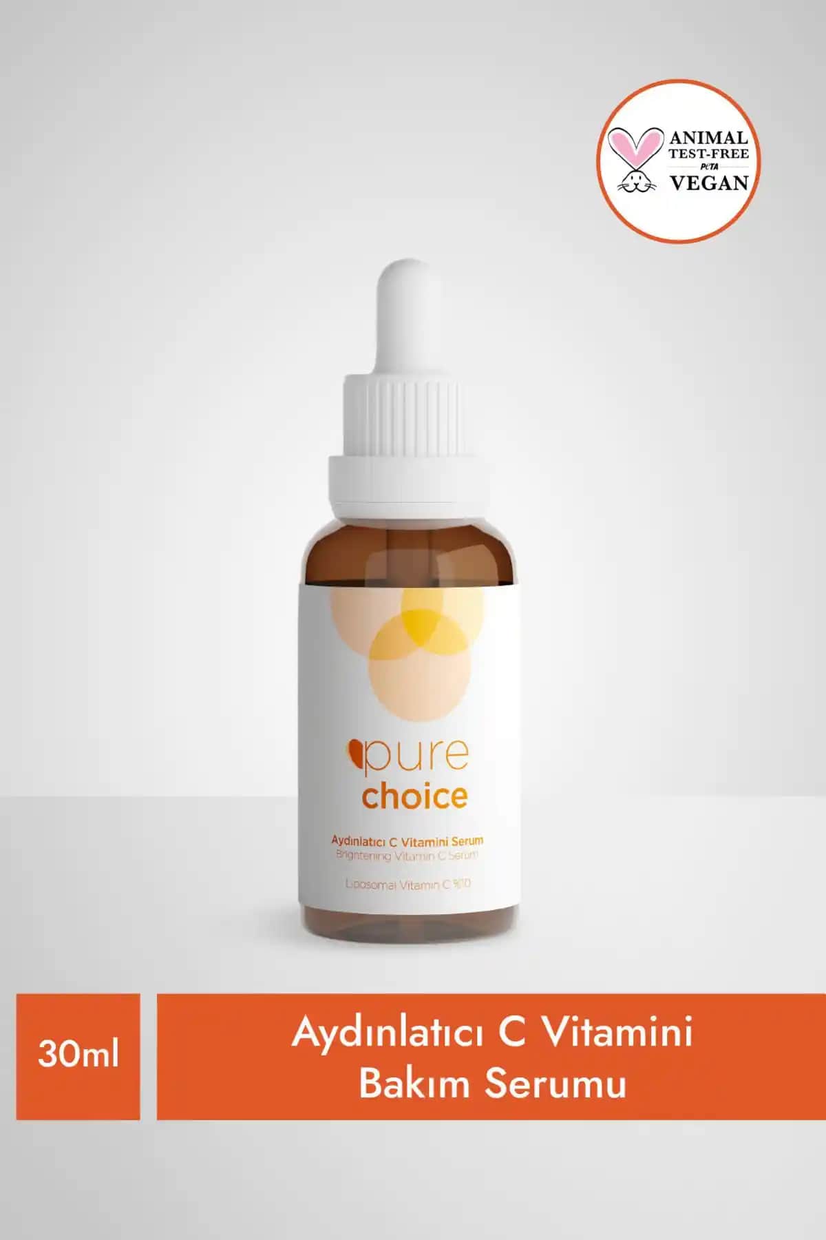 2025'te Parlak ve Canlı Cilt İçin Pure Choice C Vitamini Serumu
