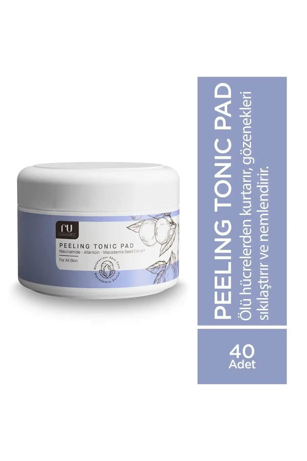 Ru Cosmetic Peeling Tonik Pad: Hassas ve Tüm Cilt Tipleri İçin Derinlemesine Temizlik ve Yenilikçi Bakım