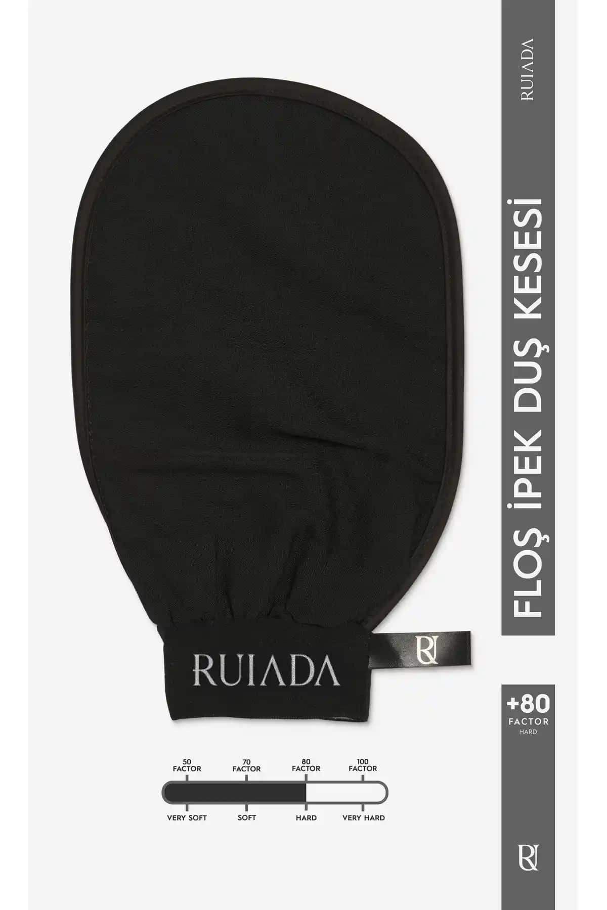 RUIADA Siyah Banyo Peeling Eldiveni: Yüksek Kaliteli Cilt Temizliği ve Yenileme