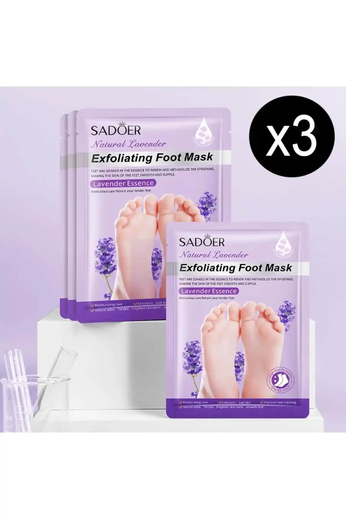 SADOER Lavanta Özlü Nemlendirici Ayak Maskesi: Yumuşak ve Sağlıklı Ayaklar İçin