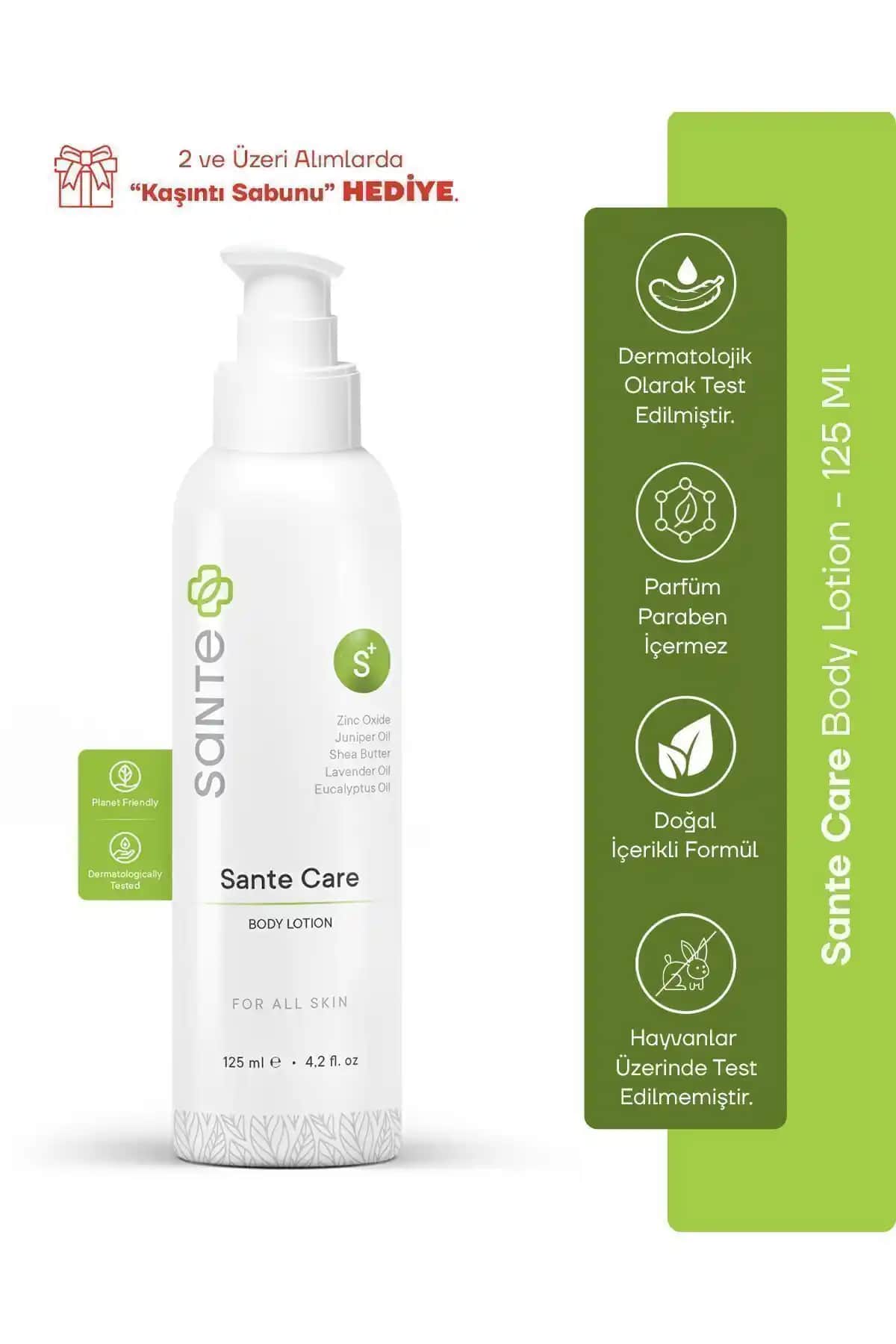 SantePlus Sante Care Hassas ve Kuru Ciltler İçin Doğal Nemlendirici Losyon