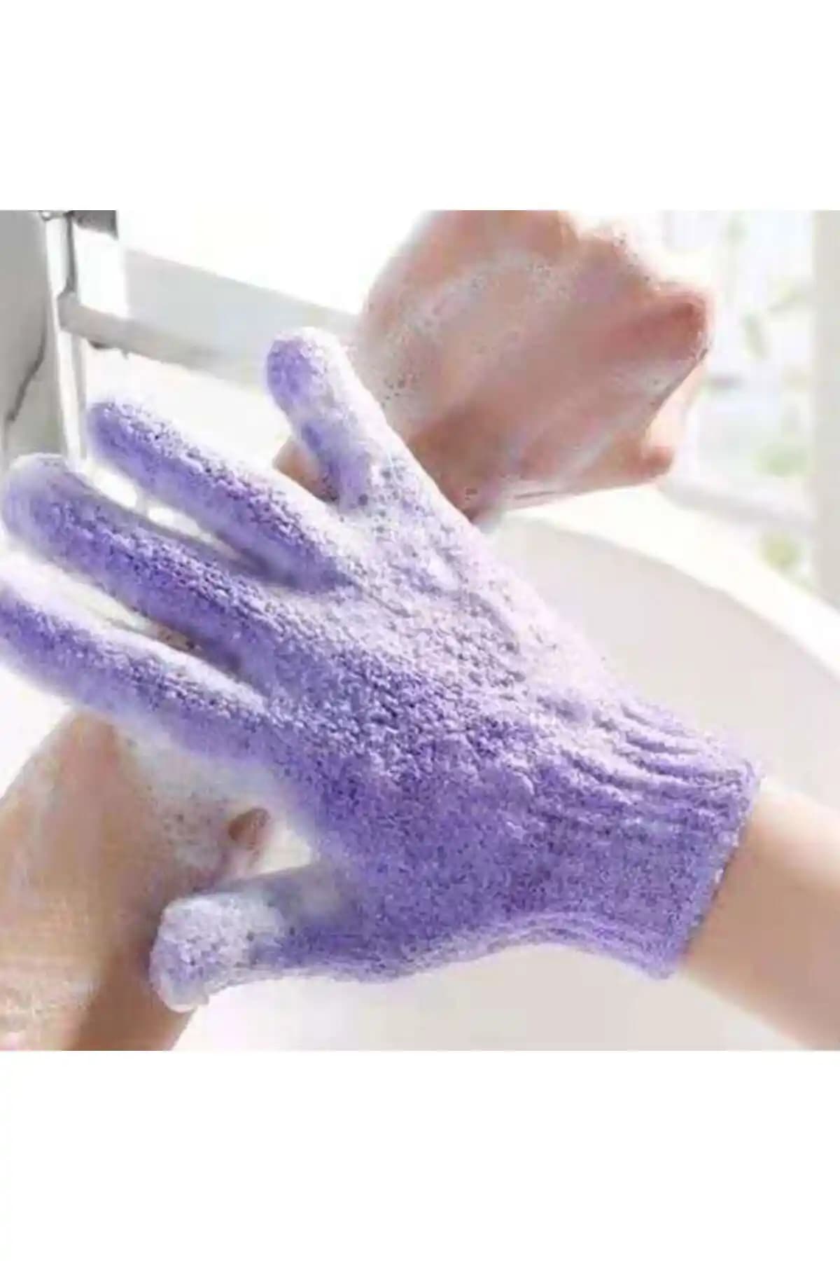 SAVORYHOME Peeling Banyo Vücut Masaj Eldiveni ile Cilt Yenileme ve Rahatlama