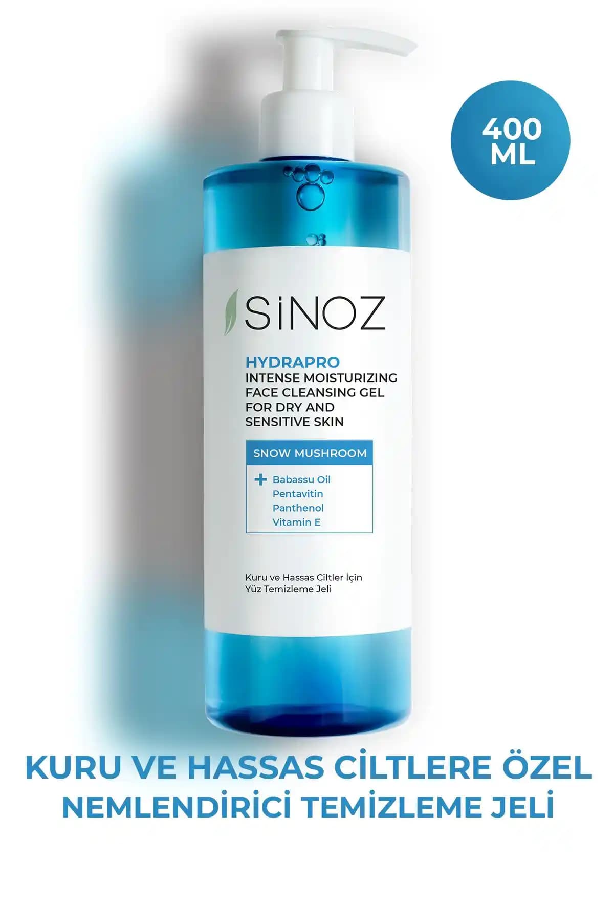 Sinoz Hydrapro Kuru ve Hassas Ciltler İçin Yüz Temizleme Jeli Özellikleri ve Kullanım Rehberi