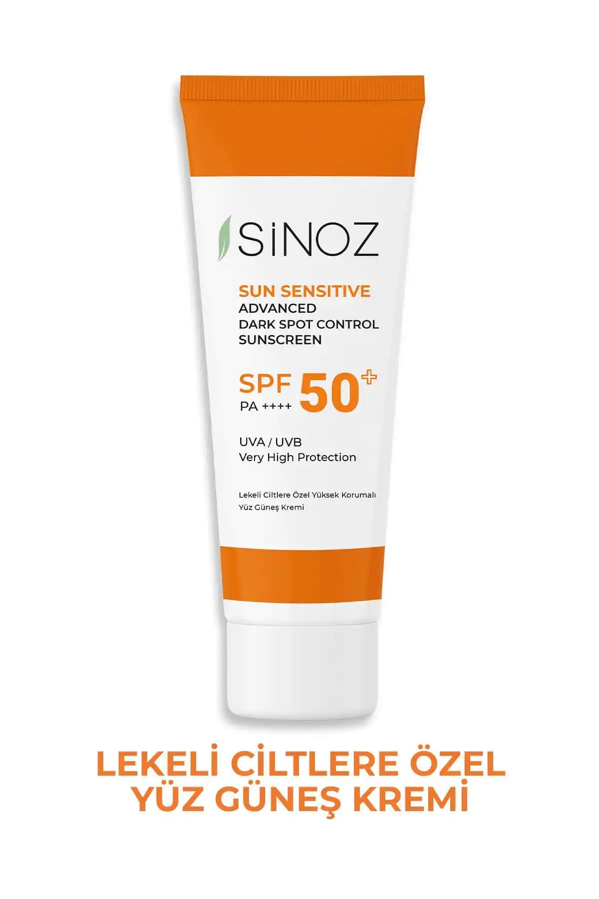 Sinoz SPF 50 Leke Karşıtı Yüz Güneş Kremi: Yüksek Koruma ve Parlaklık Sağlayan Formül