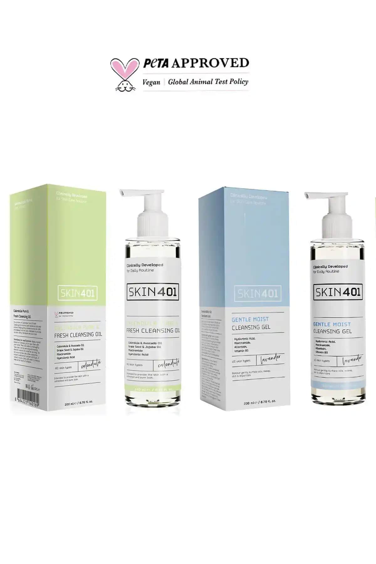 Skin401 Ürünleri Karşılaştırması: Çift Aşamalı Temizlik ve Kalendula Yağı Özellikleri