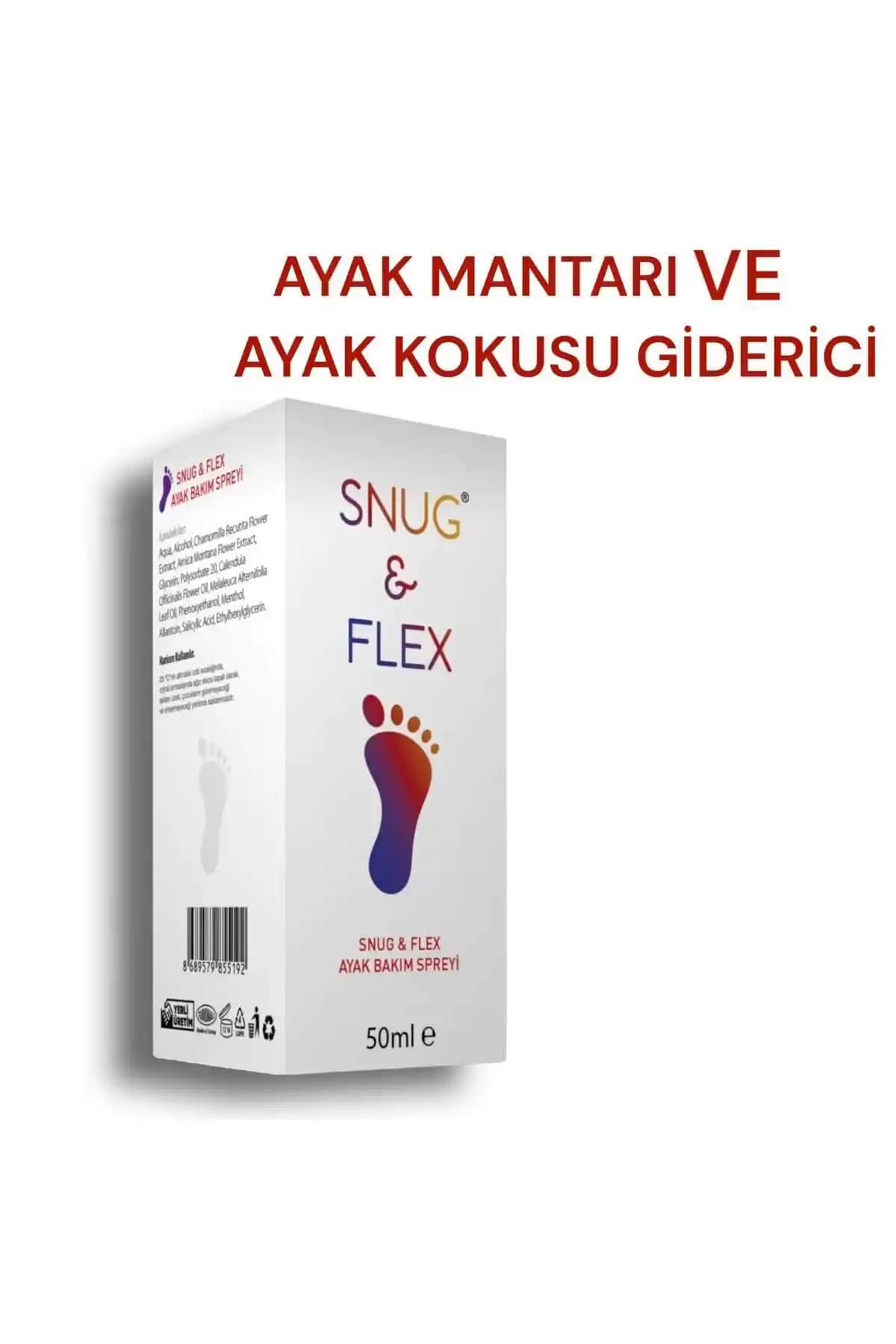Snugflex Ayak Mantarı ve Koku Giderici Sprey ile Ayak Sağlığınızı Koruyun