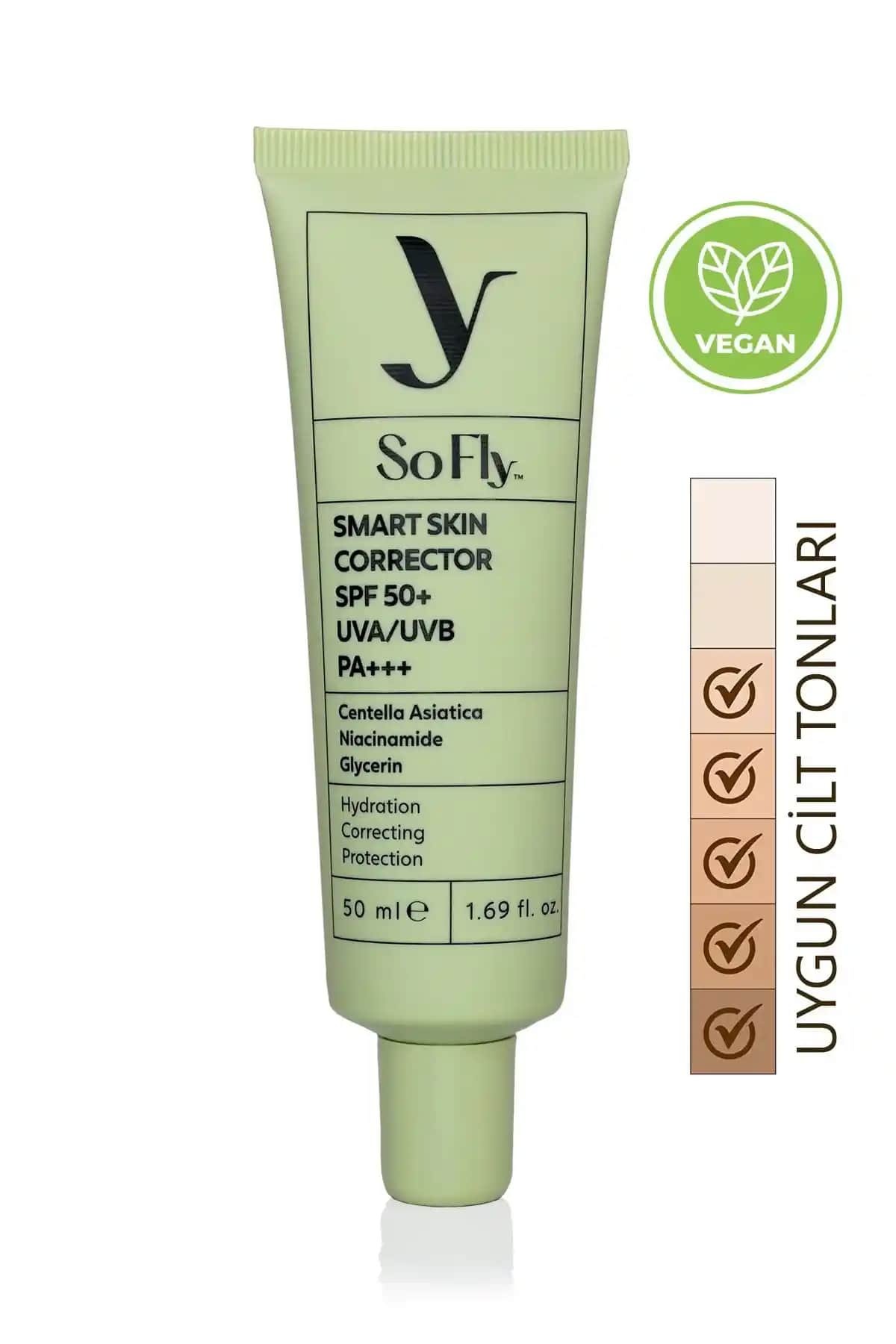 So Fly Smart Skin Corrector SPF 50+ ile doğal ve etkili cilt koruma ve renk eşitleme çözümü
