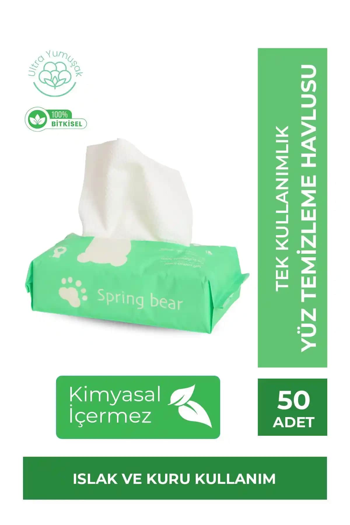 Spring Bear Tek Kullanımlık Makyaj Temizleme ve Yüz Kurulama Havlusu Ürün Özellikleri ve Kullanım İpuçları