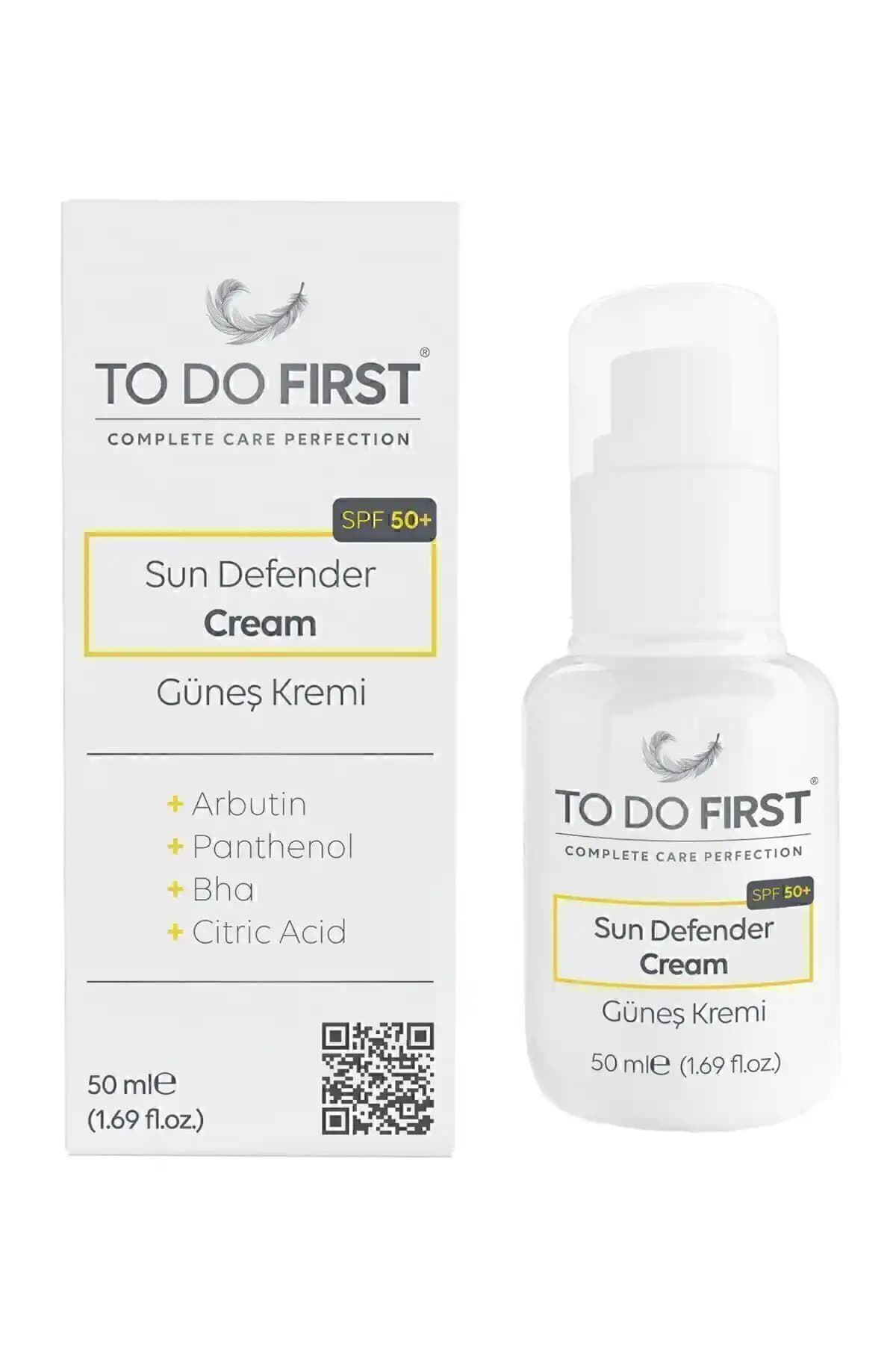 Sun Defender Cream SPF 50: Yüksek Koruma ve Cilt Bakımı Sunan Güneş Kremi