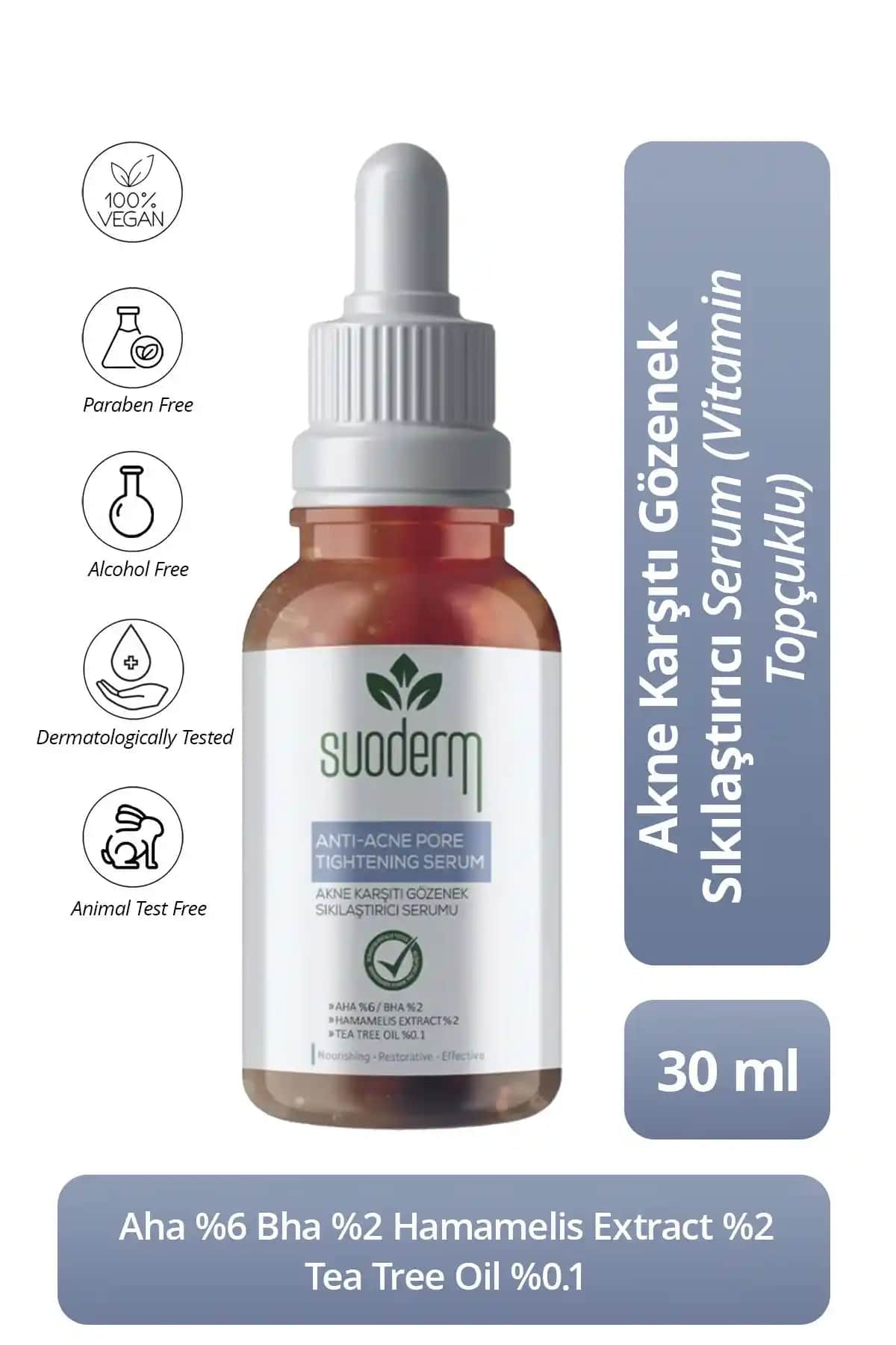 SUODERM Akne Karşıtı Gözenek Sıkılaştırıcı Serum: Cilt Yenileme ve Sıkılaştırma Çözümü