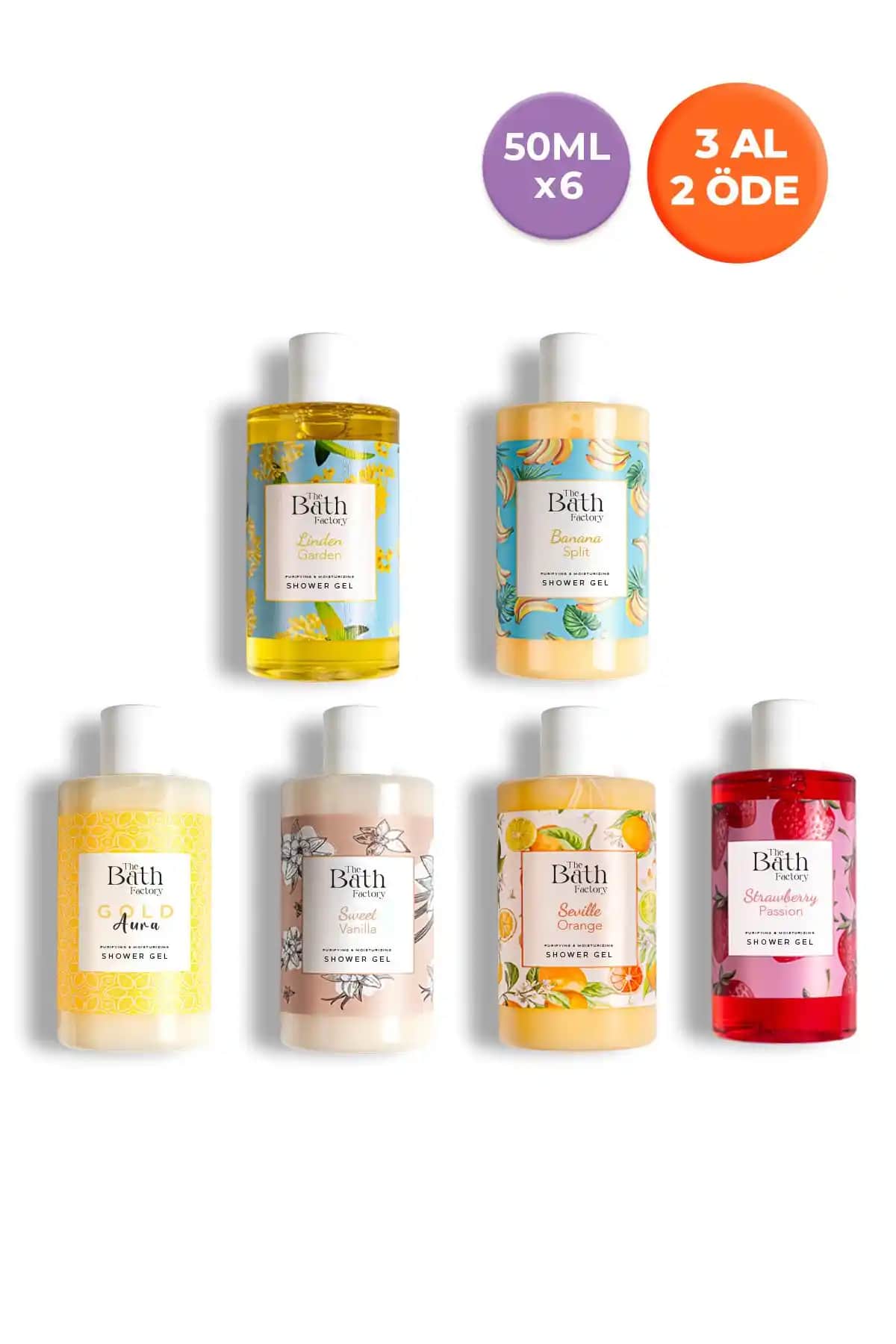 The Bath Factory Duş Jeli Tanışma Seti Doğal Aromalarla Kendinizi Şımartın ve Tazelenin