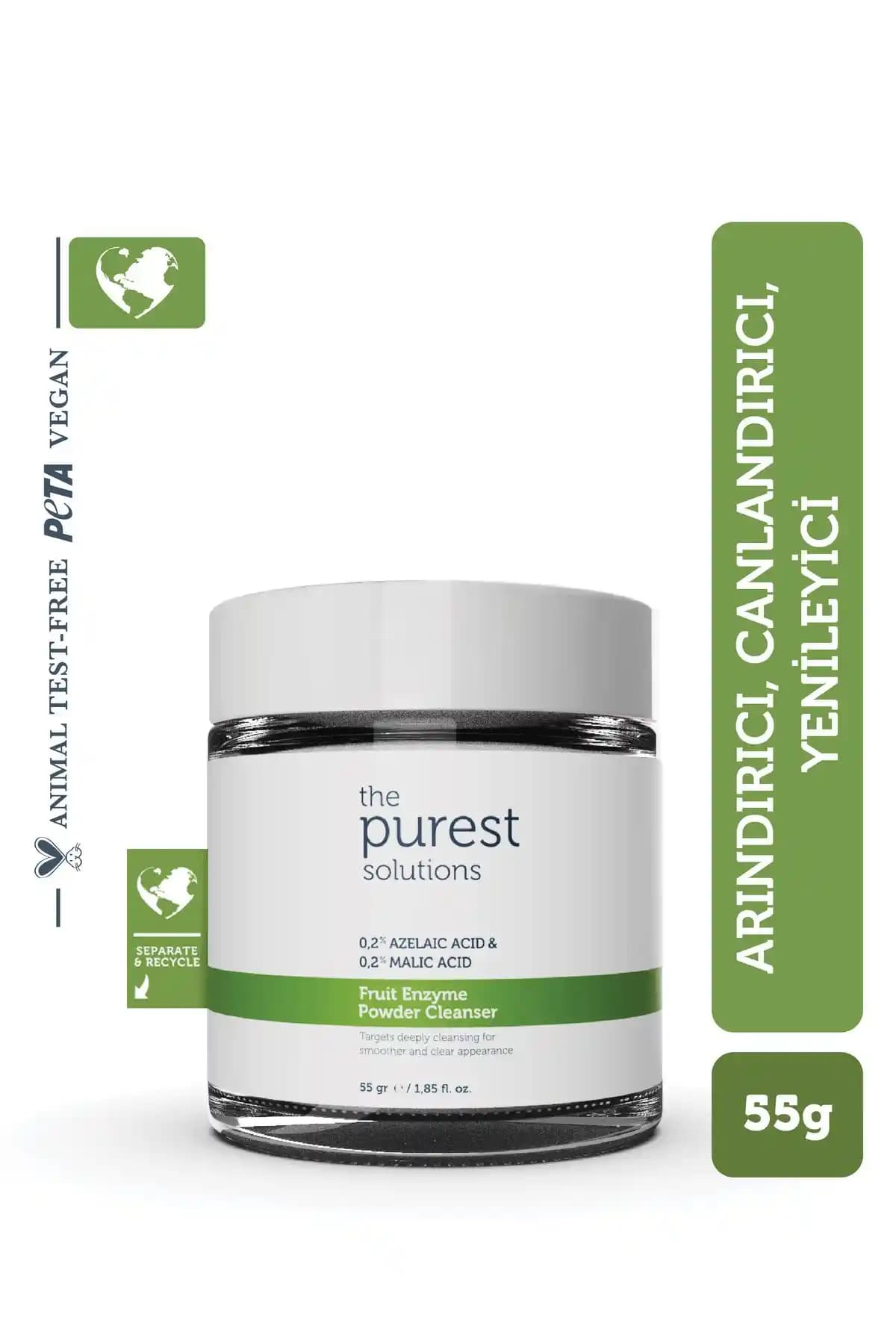 The Purest Solutions Arındırıcı ve Canlandırıcı Toz Temizleyici Cilt Temizliği İçin Güvenilir Çözüm