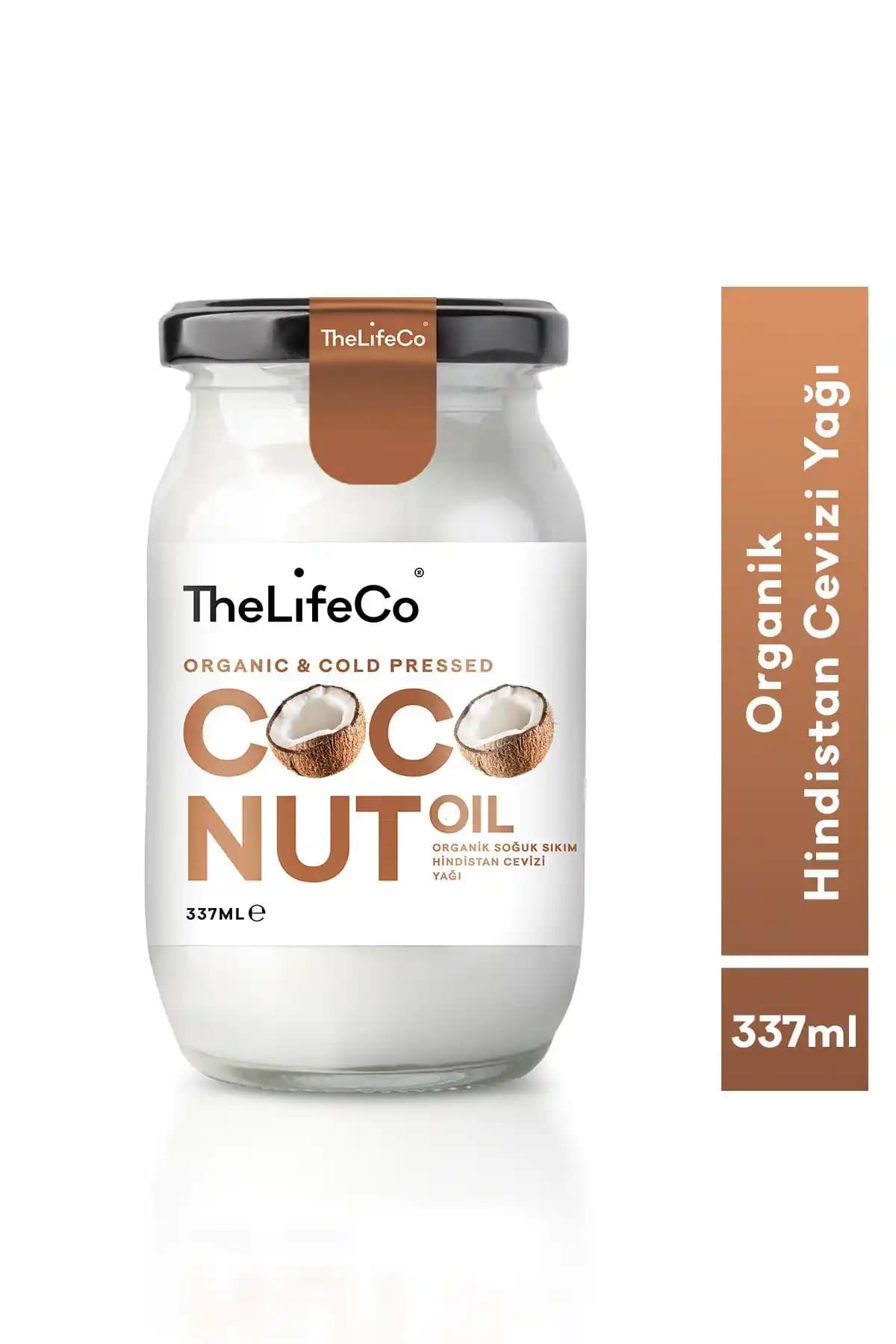 TheLifeCo Organik Soğuk Sıkım Hindistan Cevizi Yağı: Doğal ve Çok Yönlü Güzellik ve Sağlık Ürünü