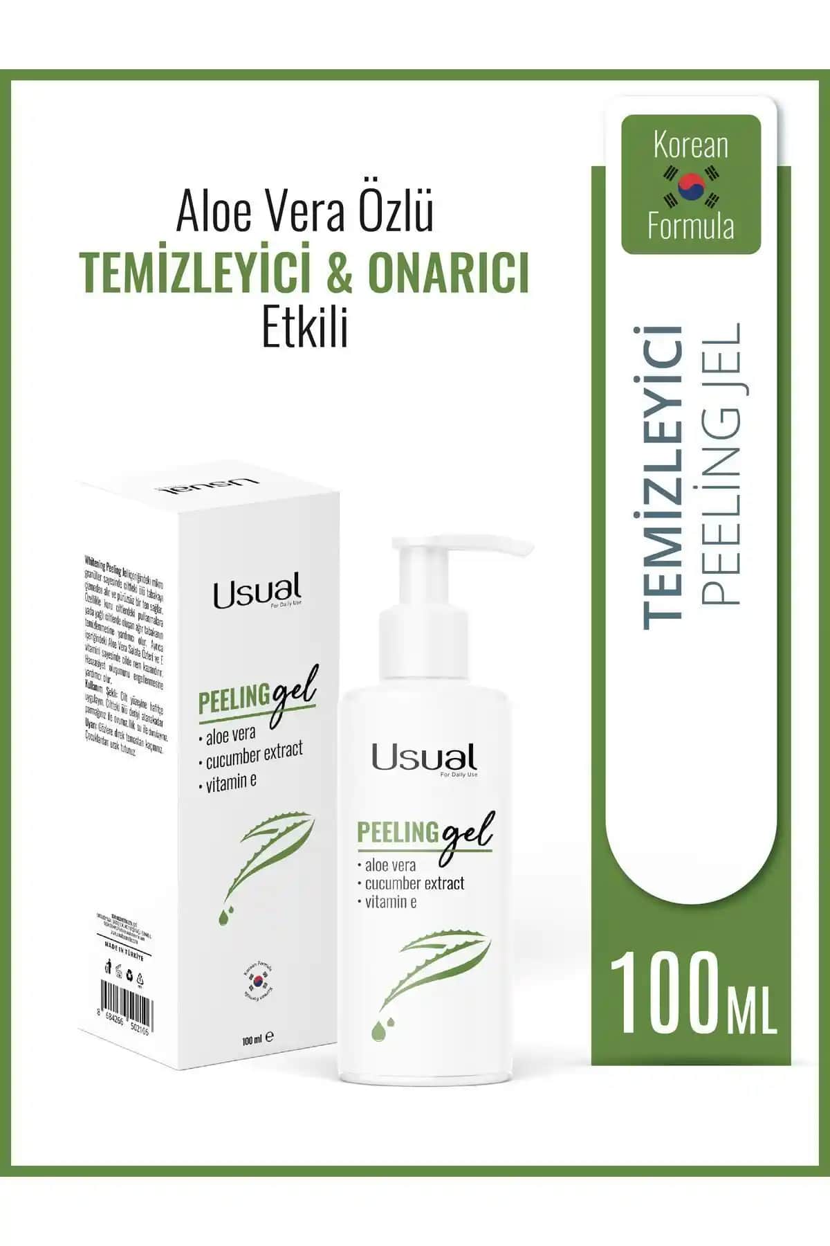Usual Peeling Jel ile derinlemesine temizlik ve cilt yenileme çözümleri