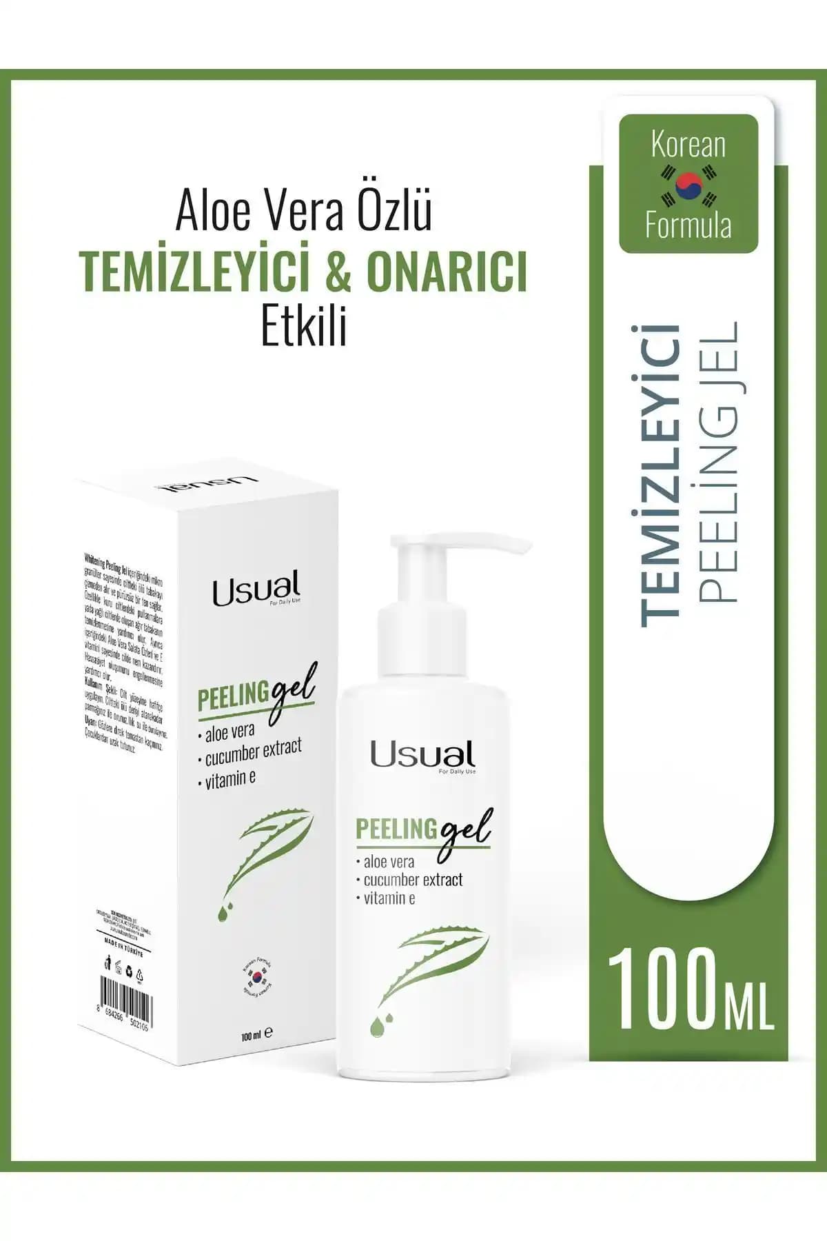 Usual Peeling Jel ile derinlemesine temizlik ve cilt yenileme çözümleri