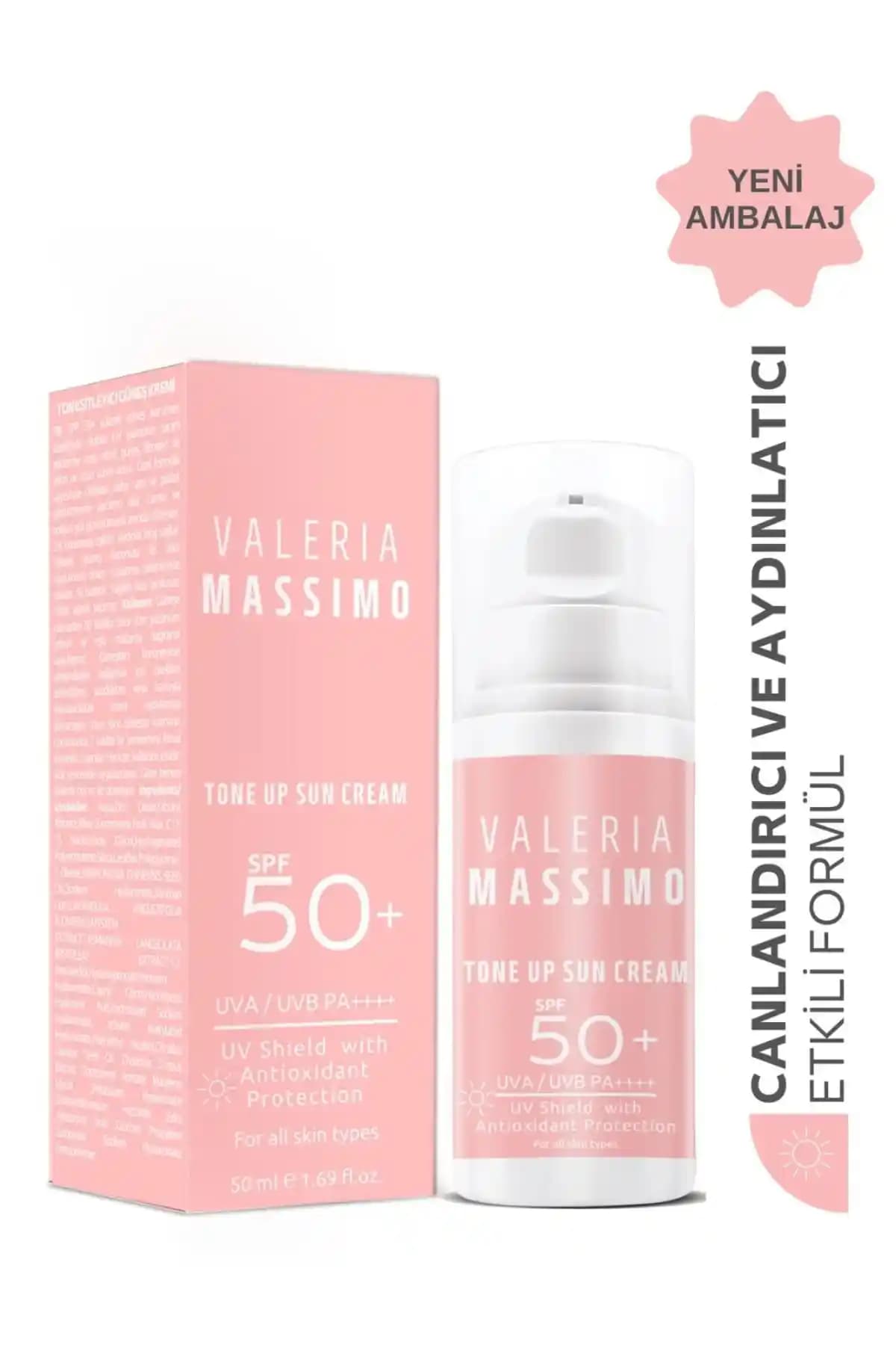 Valeria Massimo SPF 50 Plus Güneş Kremi Cilt Koruma ve Ton Eşitleme Özellikleri