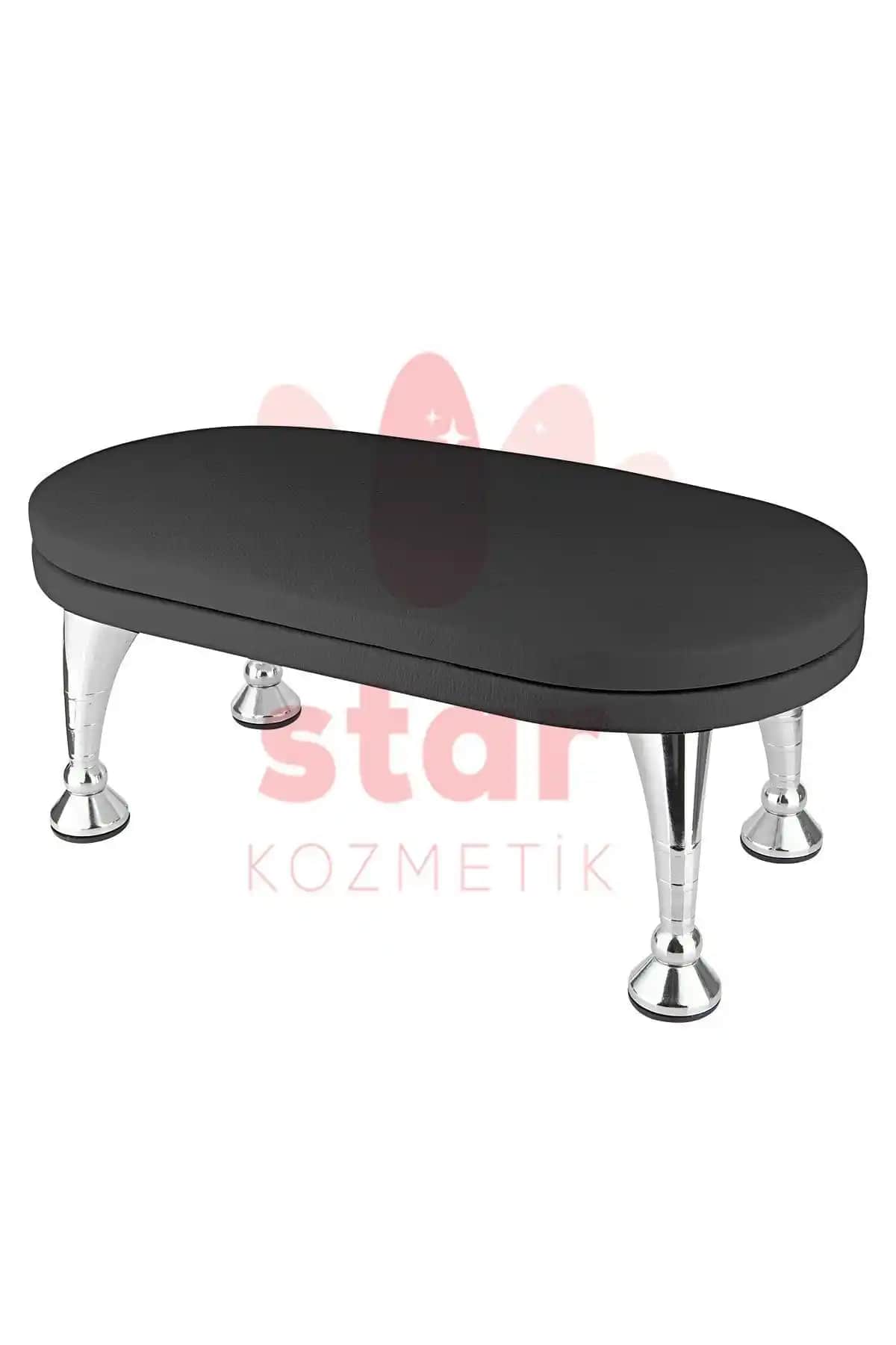 Venalisa Siyah Renk Manikür Sehpası ve Manikür Yastığı: Dayanıklı ve Ayarlanabilir Tasarım