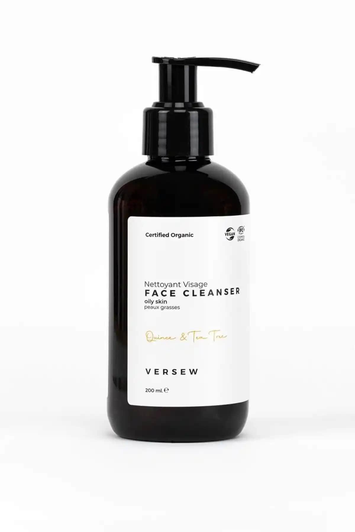 Versew Organik Akne ve Leke Karşıtı Yüz Temizleme Jeli Yağlı Ciltler İçin Doğal Çözüm