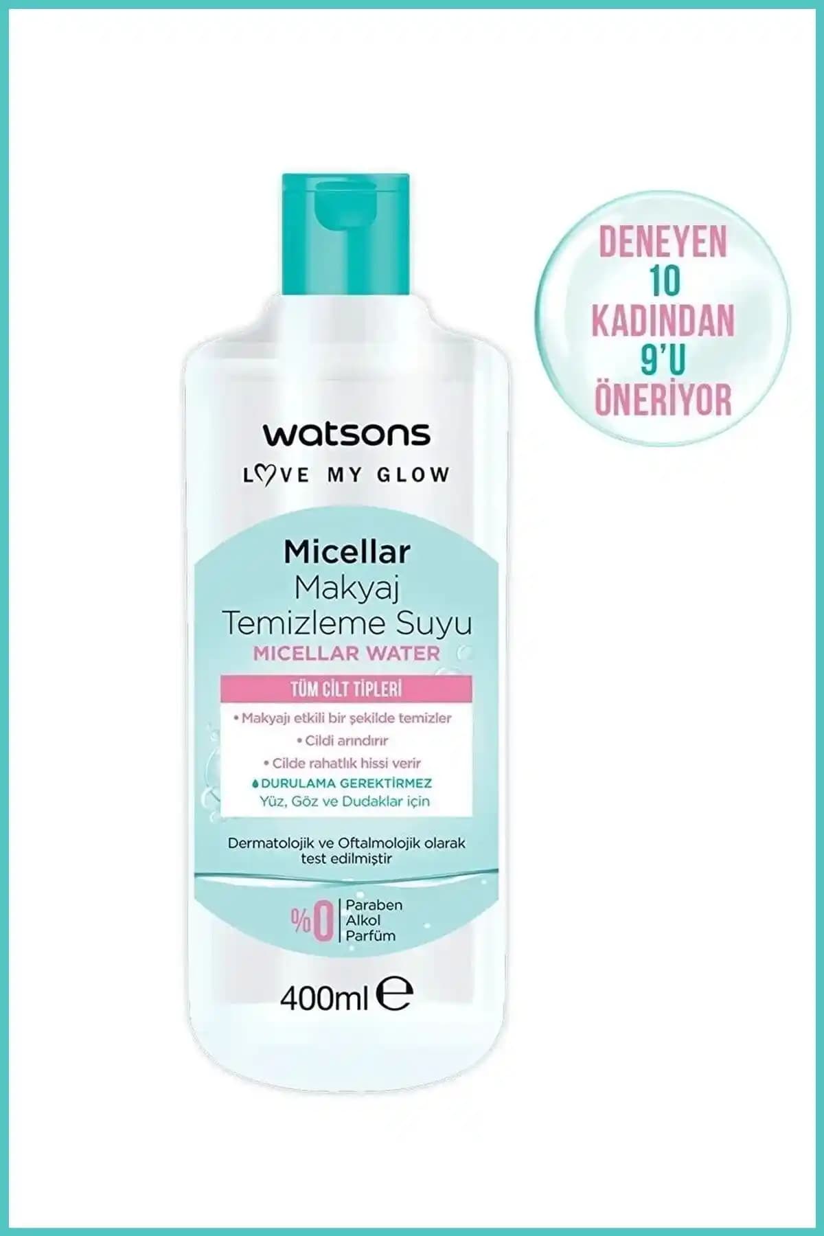 Watsons Micellar Makyaj Temizleme Suyu: Hassas ve Tüm Cilt Tipleri İçin Doğal Çözüm