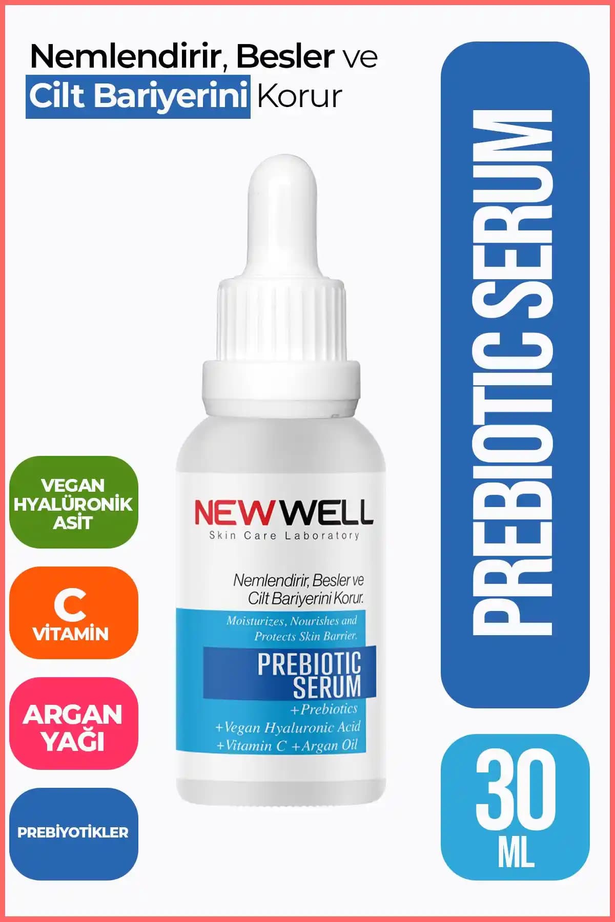 Well Prebiotic Serum 50 Ml: Nemlendirici ve Yenileyici Cilt Bakım Ürünü
