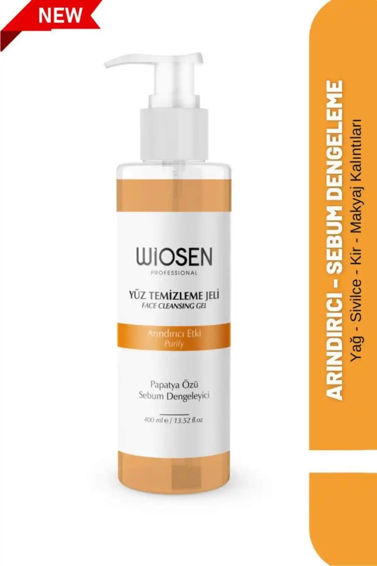 Wiosen Yüz Temizleme Jeli: Akne ve Siyah Nokta Karşıtı Cilt Bakımında Etkili Çözüm