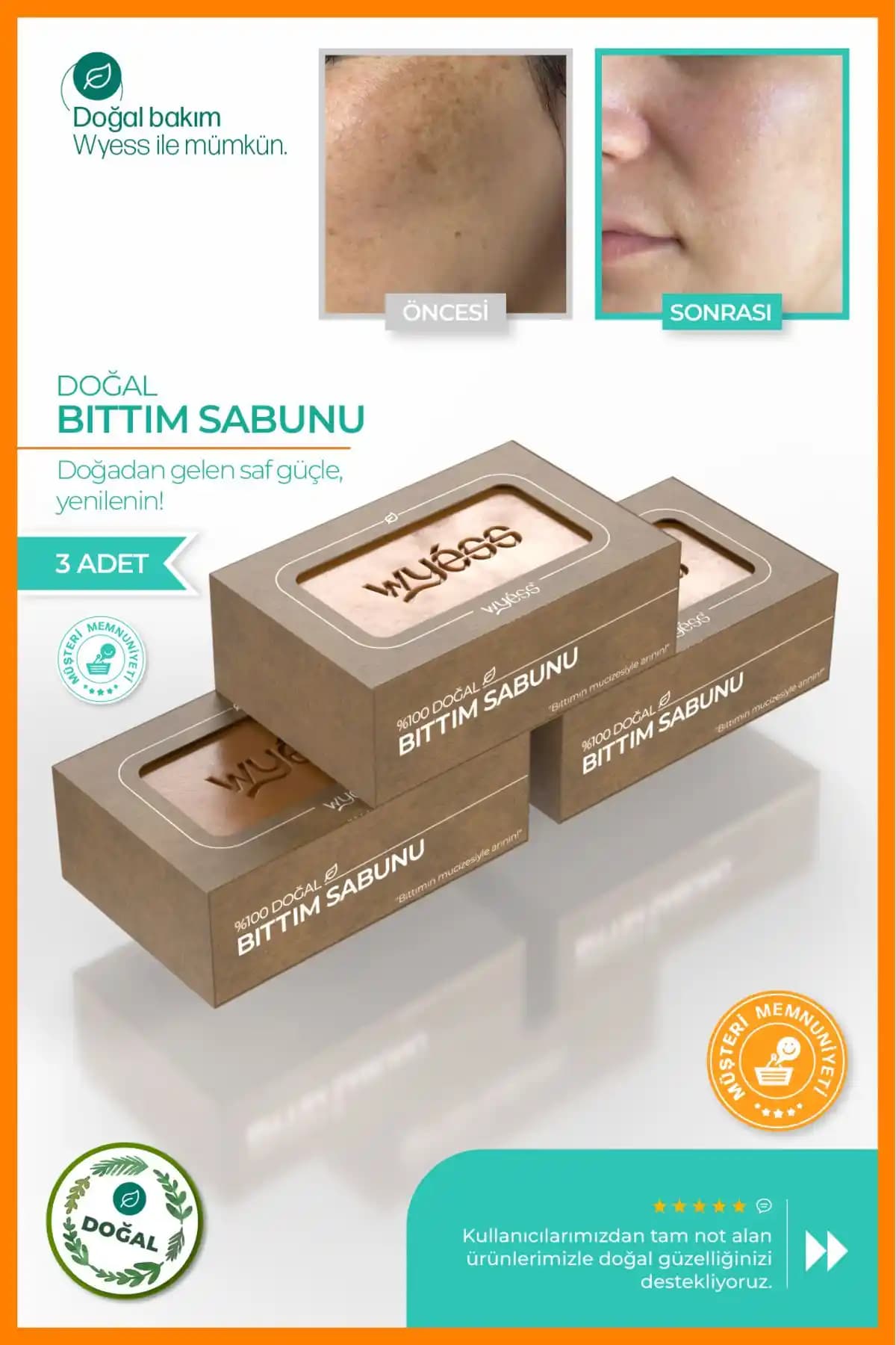 Wyess Doğal Bıttım Sabunu: Cilt ve Saç Sağlığı İçin Güvenilir Doğal Temizlik Ürünü