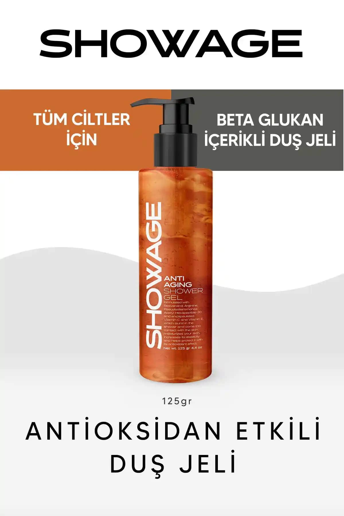 Yaşlanma ve Kırışıklıklara Son: Showage Yaşlanma Karşıtı ve Sıkılaştırıcı Duş Jeli