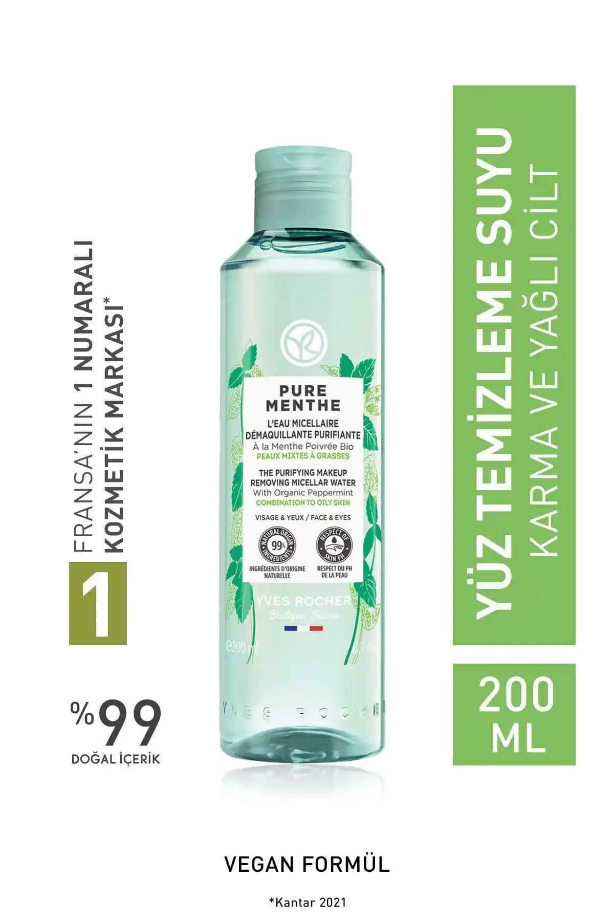 Yves Rocher Karma Yağlı ve Akne Eğilimli Ciltler İçin Micellar Temizleme Suyu