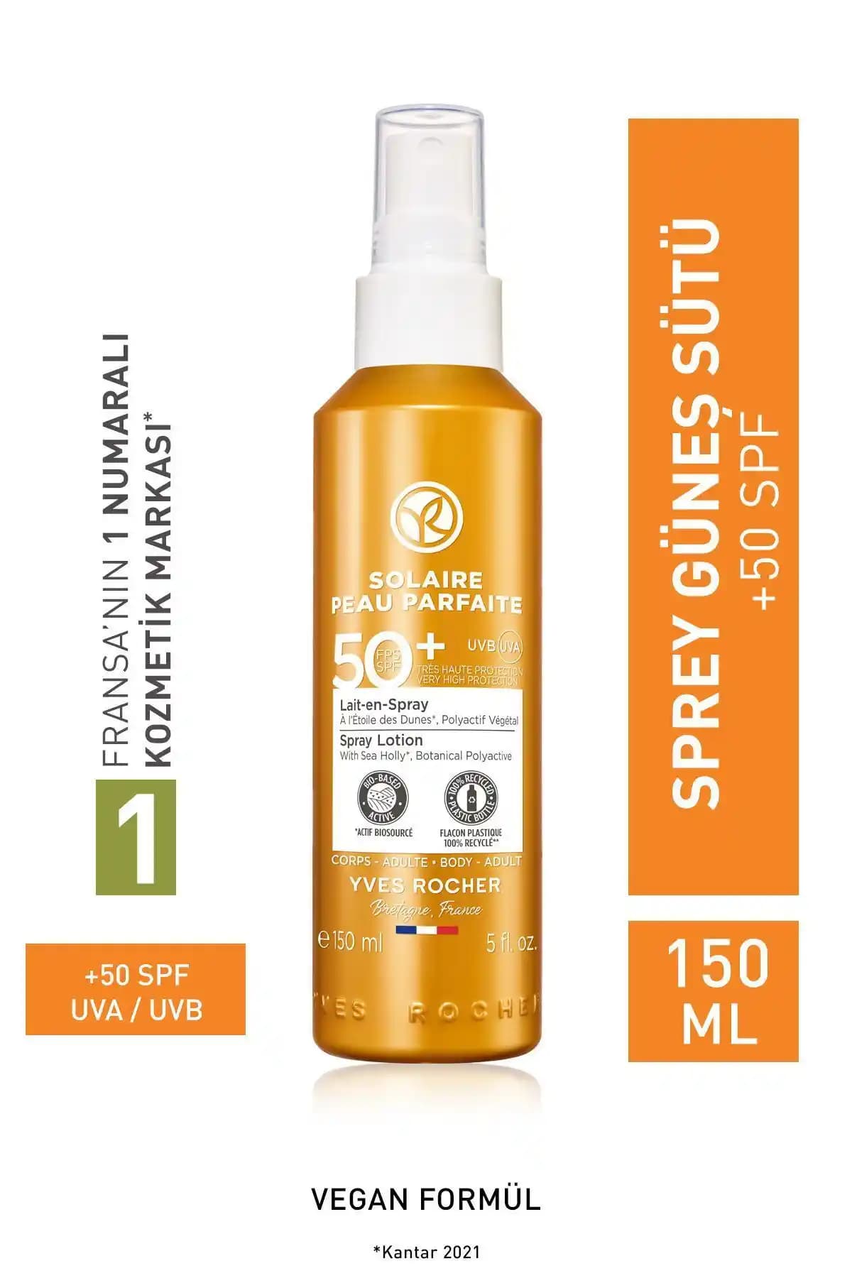 Yves Rocher SPF 50 Yüksek Koruma Sağlayan Vücut Güneş Spreyi İncelemesi