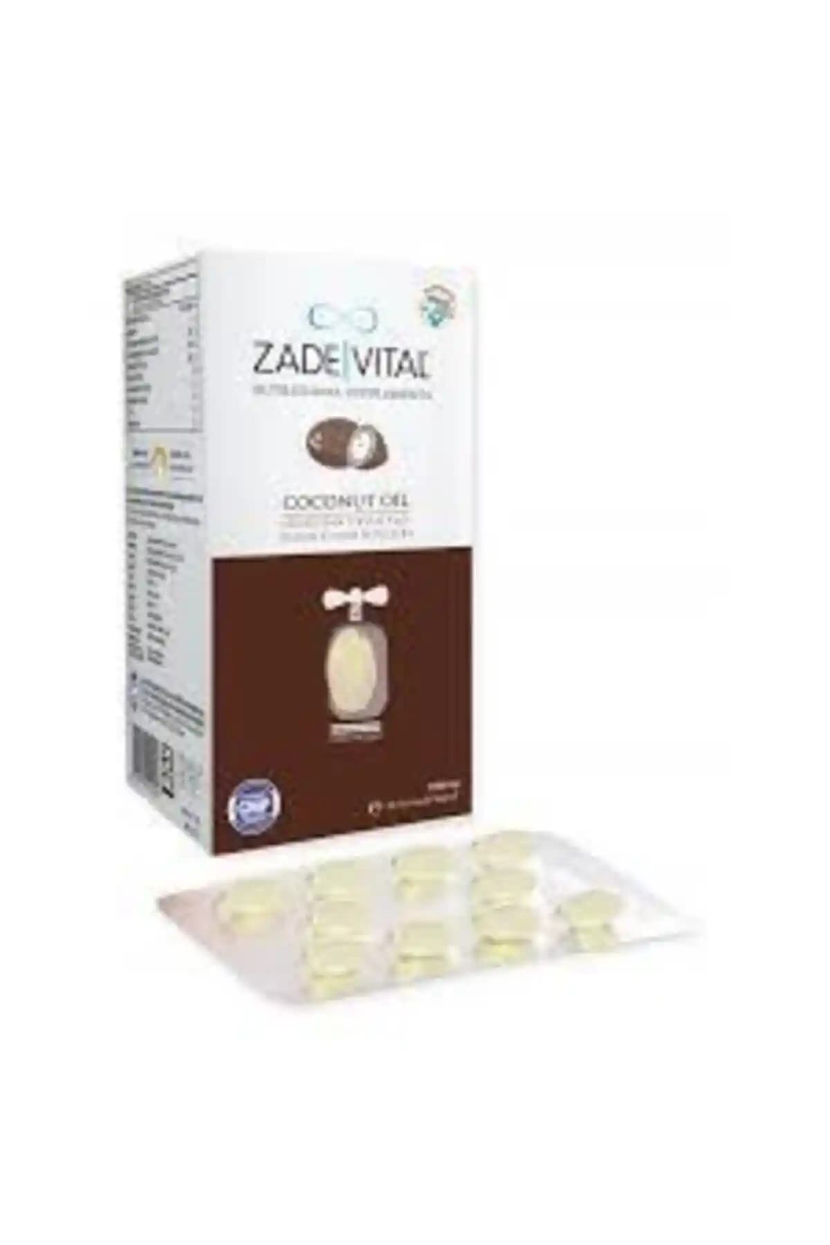 Zade Vital Hindistan Cevizi Yağı 1000 Mg 60 Blister Kapsül Sağlık ve Güzellik Destekleri