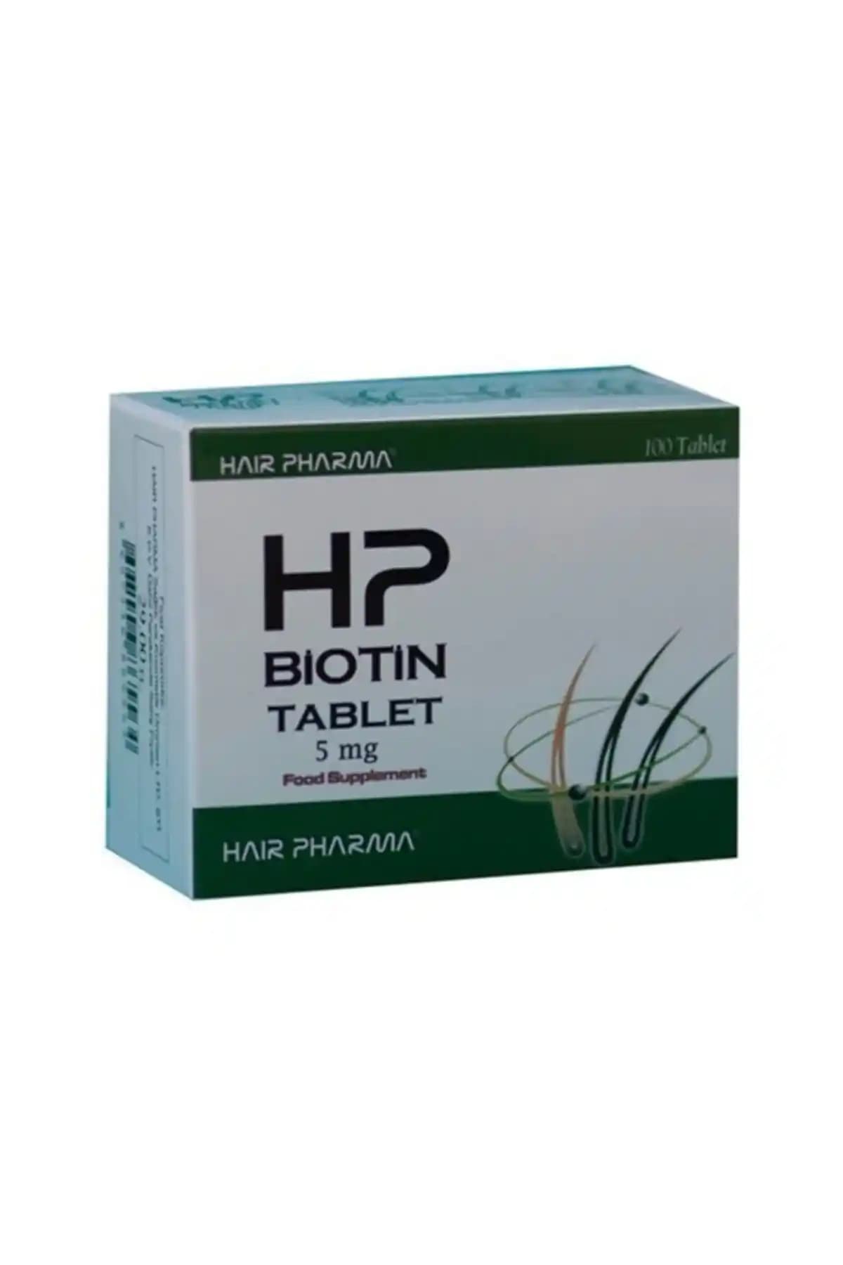 HP Biotin Tablet 5 Mg: Kuru Saçlar İçin Organik Destek ve Etkili Çözüm