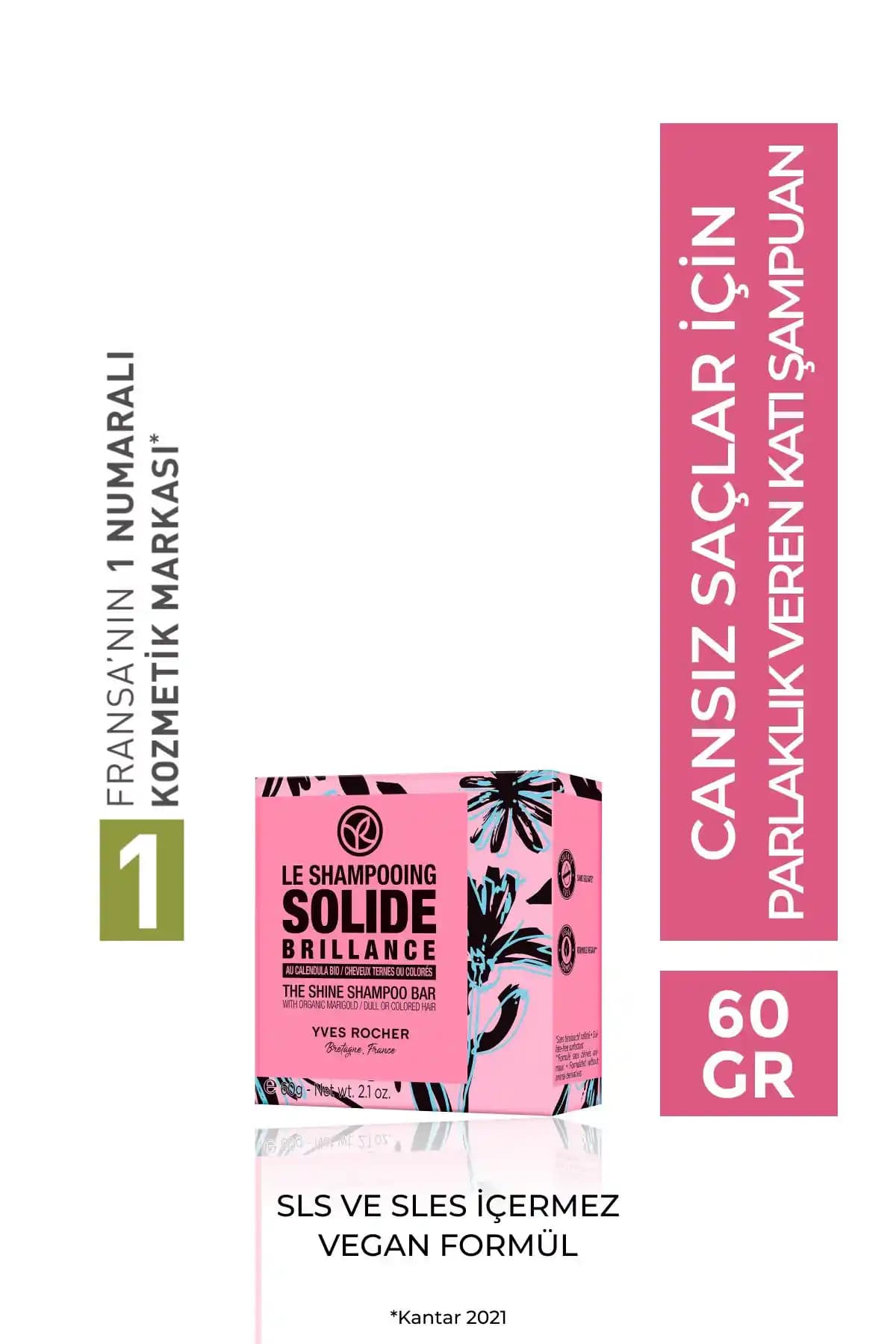 Yves Rocher Katı Şampuan: Cansız Saçlar İçin Etkili Parlaklık Çözümü