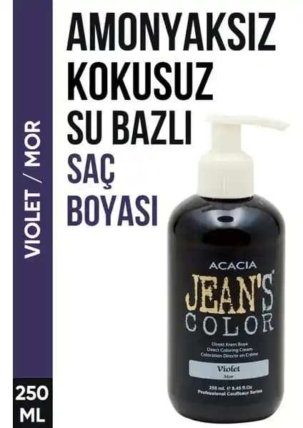 ACACIA JEAN'S COLOR Mor Saç Boyası: Uzun Süre Kalıcı ve Sağlıklı Renk Seçeneği